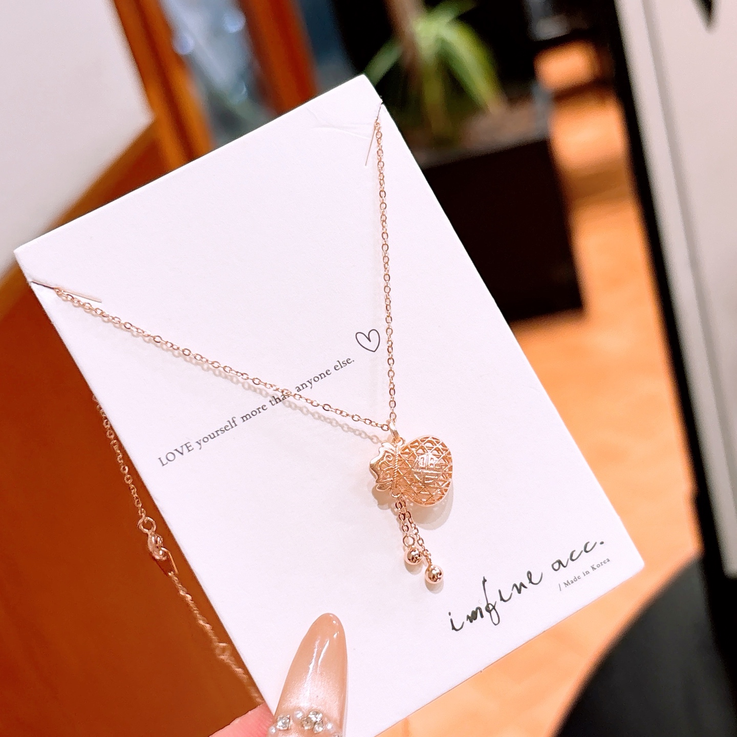 S925 Sterling Silver Necklace Vintage Graduation Gold