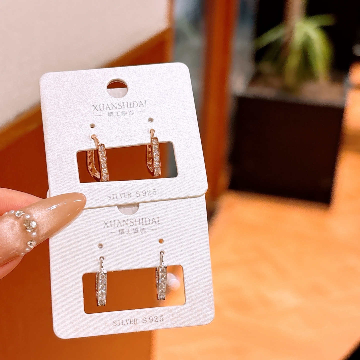 Hypoallergenic Silver Ear Cuffs Artistic Office Silver