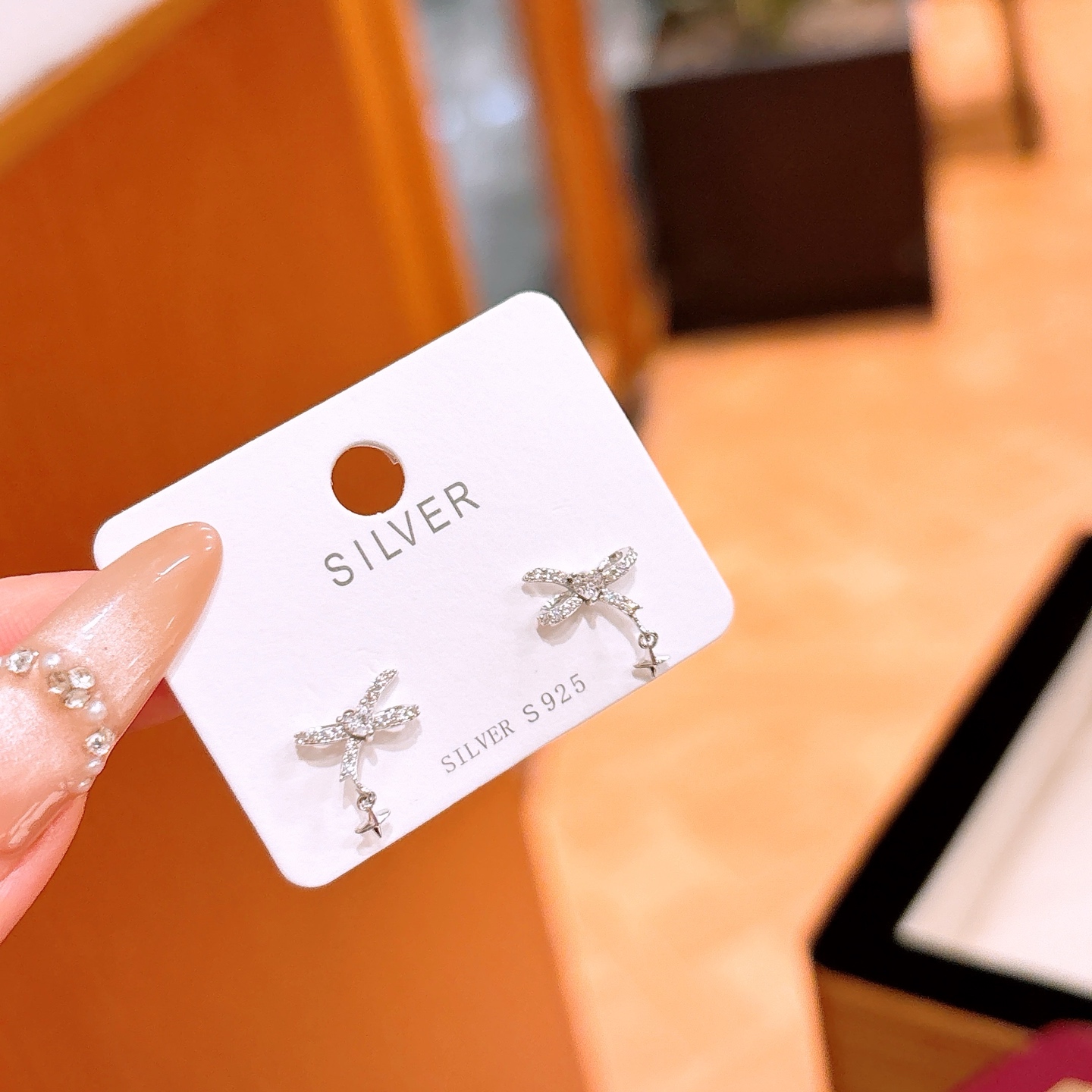 Nickel Free Silver Earrings Girly Spring Festival Gold