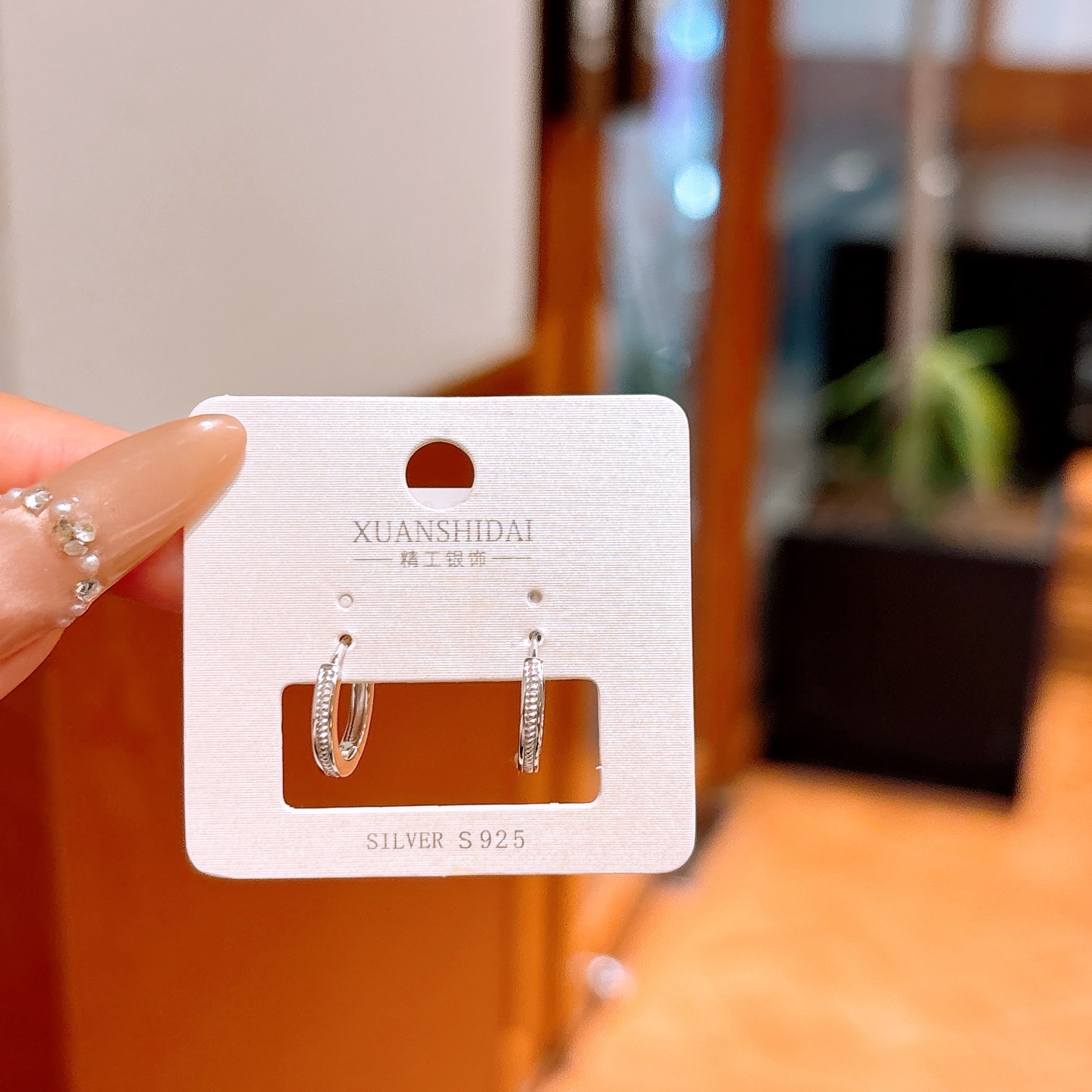 925 Silver Ear Cuffs Cute Party Silver