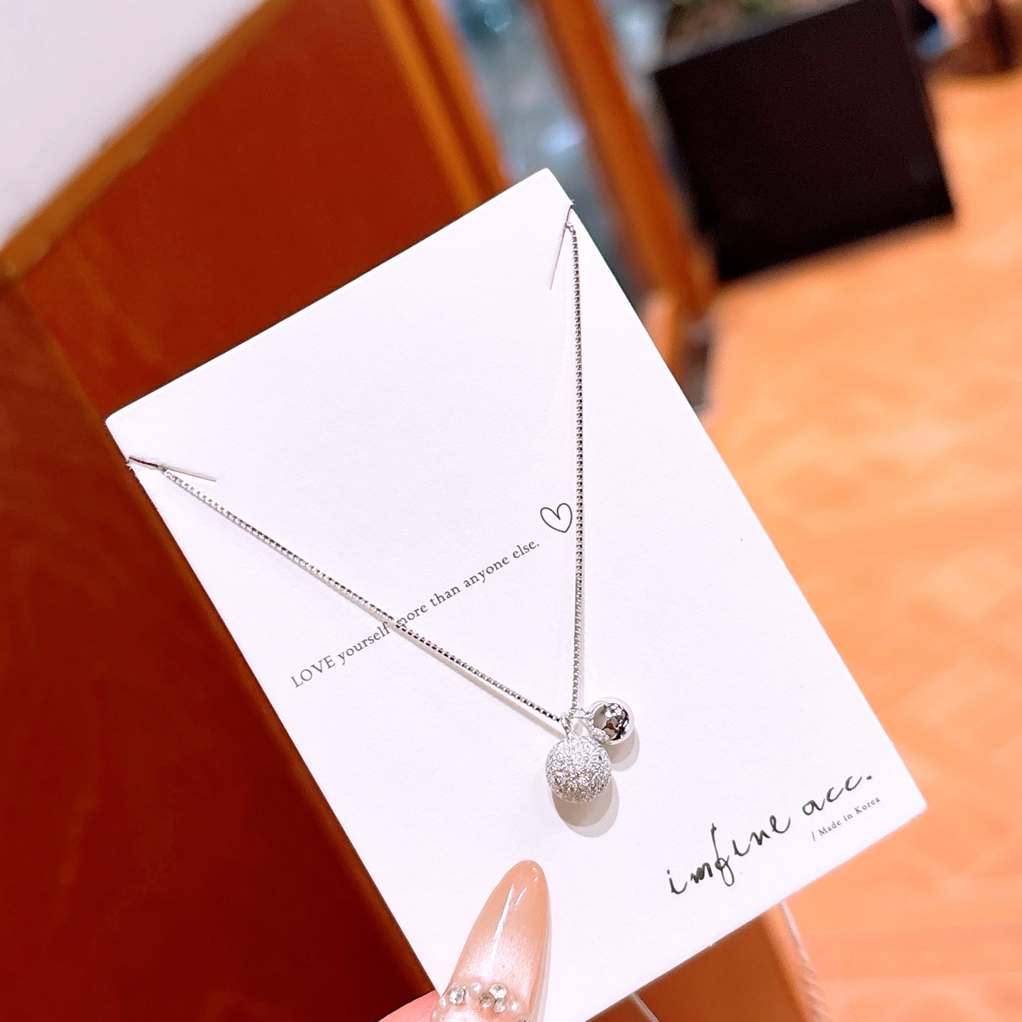 S925 Sterling Silver Necklace Premium Christmas Gold