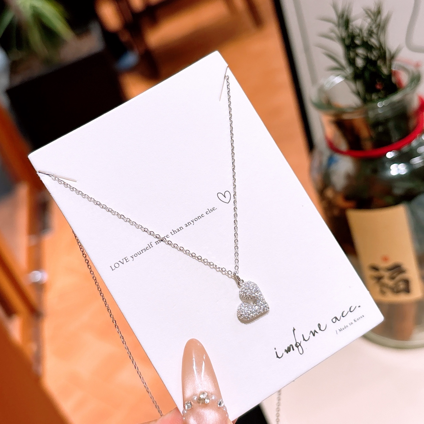 Allergiearmes Silber Kette Koreanischer Stil Bankett Gold