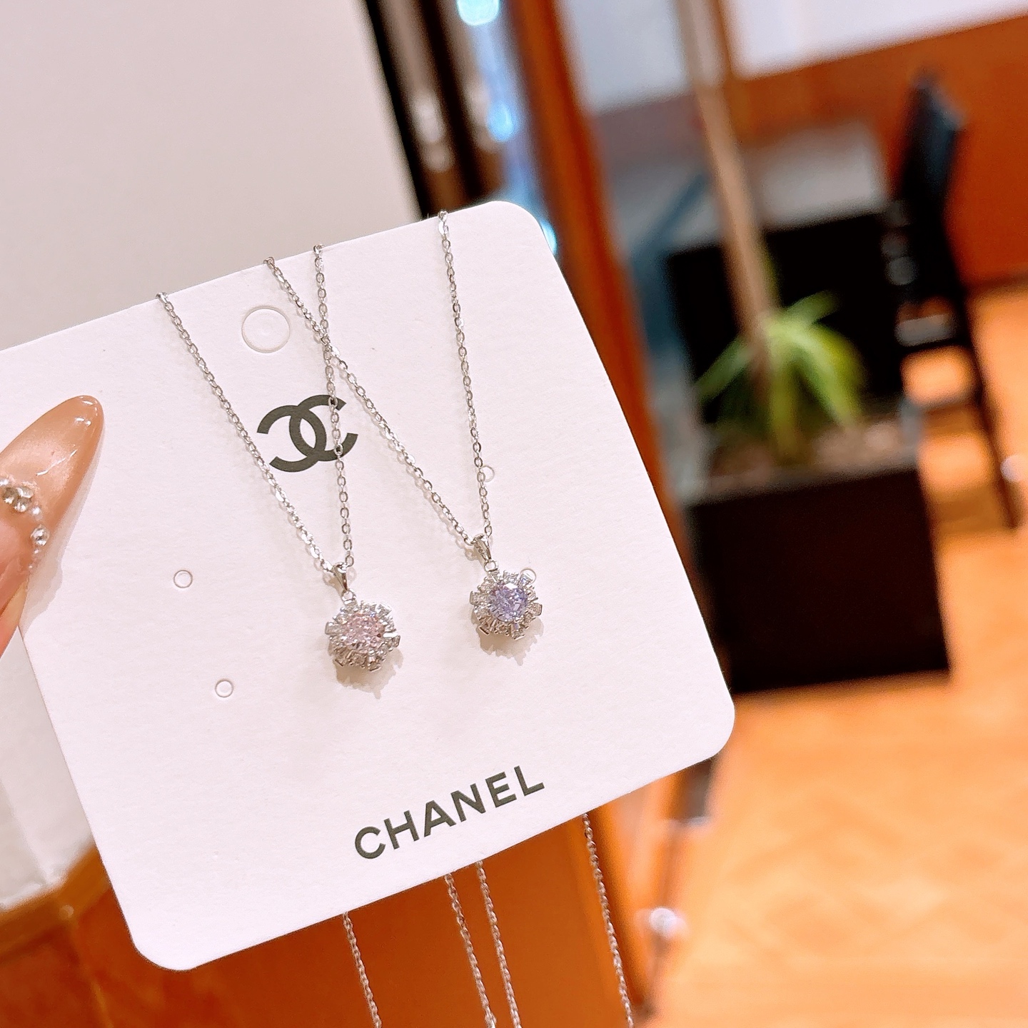 925 Silver High Carbon Diamond Necklace Fashion Bestie Gift Gold