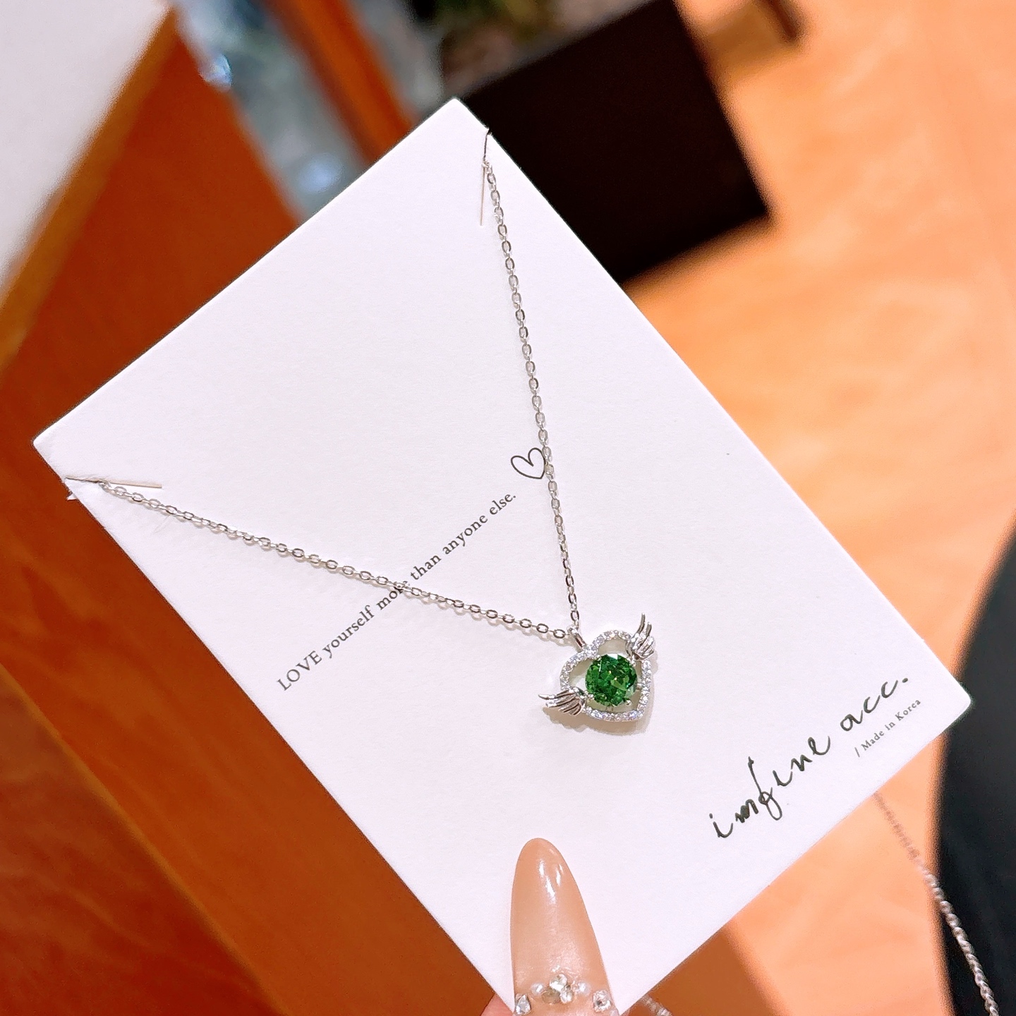 925 Silver High Carbon Diamond Necklace Vintage Wedding Registration