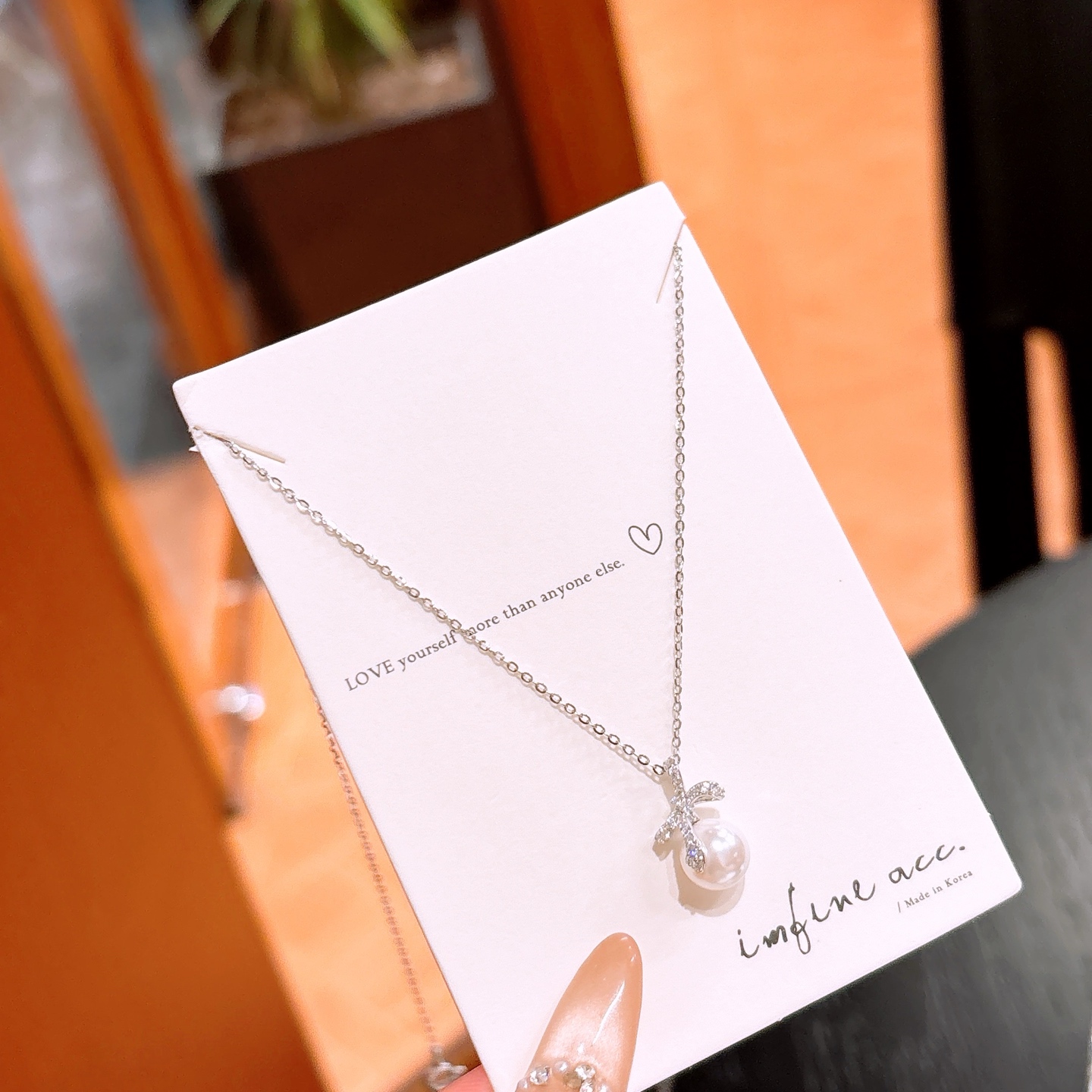 Hypoallergenic Silver Necklace Artistic Confession Gold