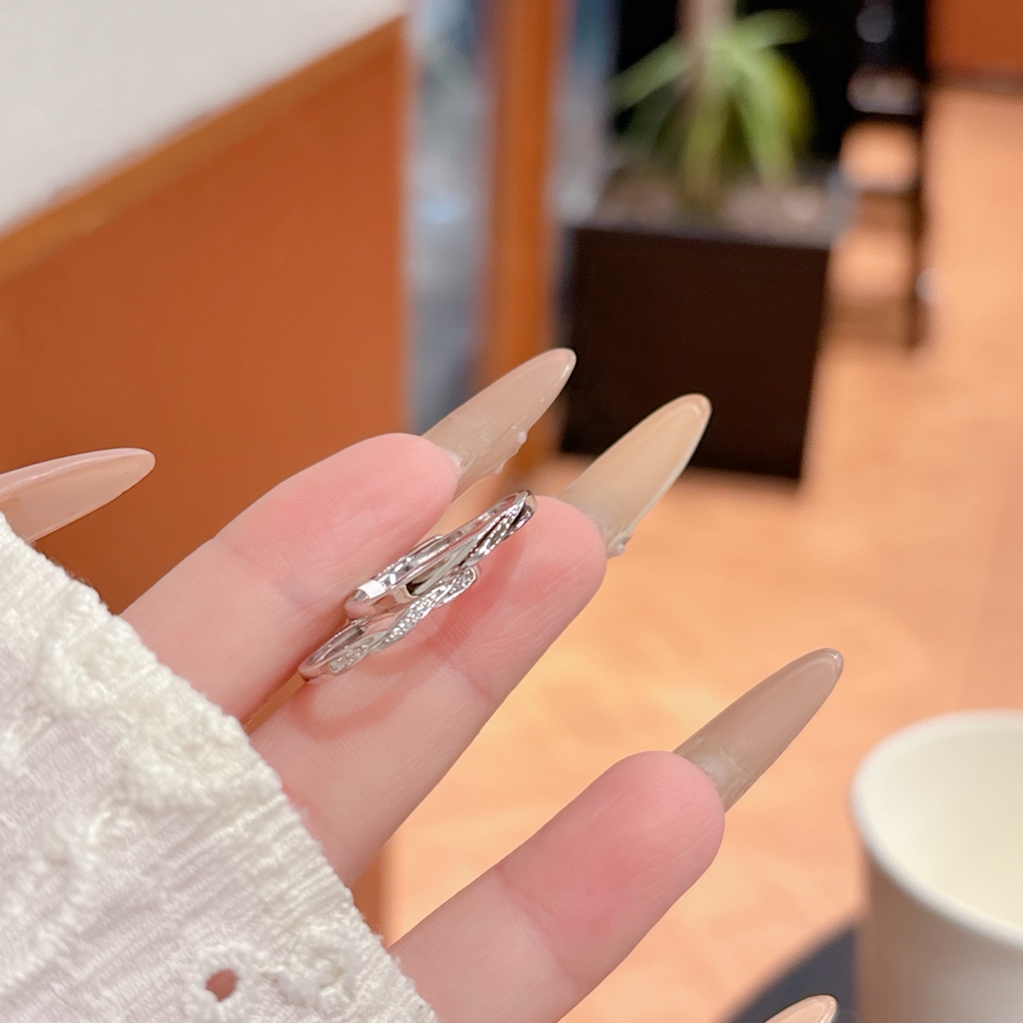 Hypoallergenic Silver Couple Rings Sweet Date Night Silver