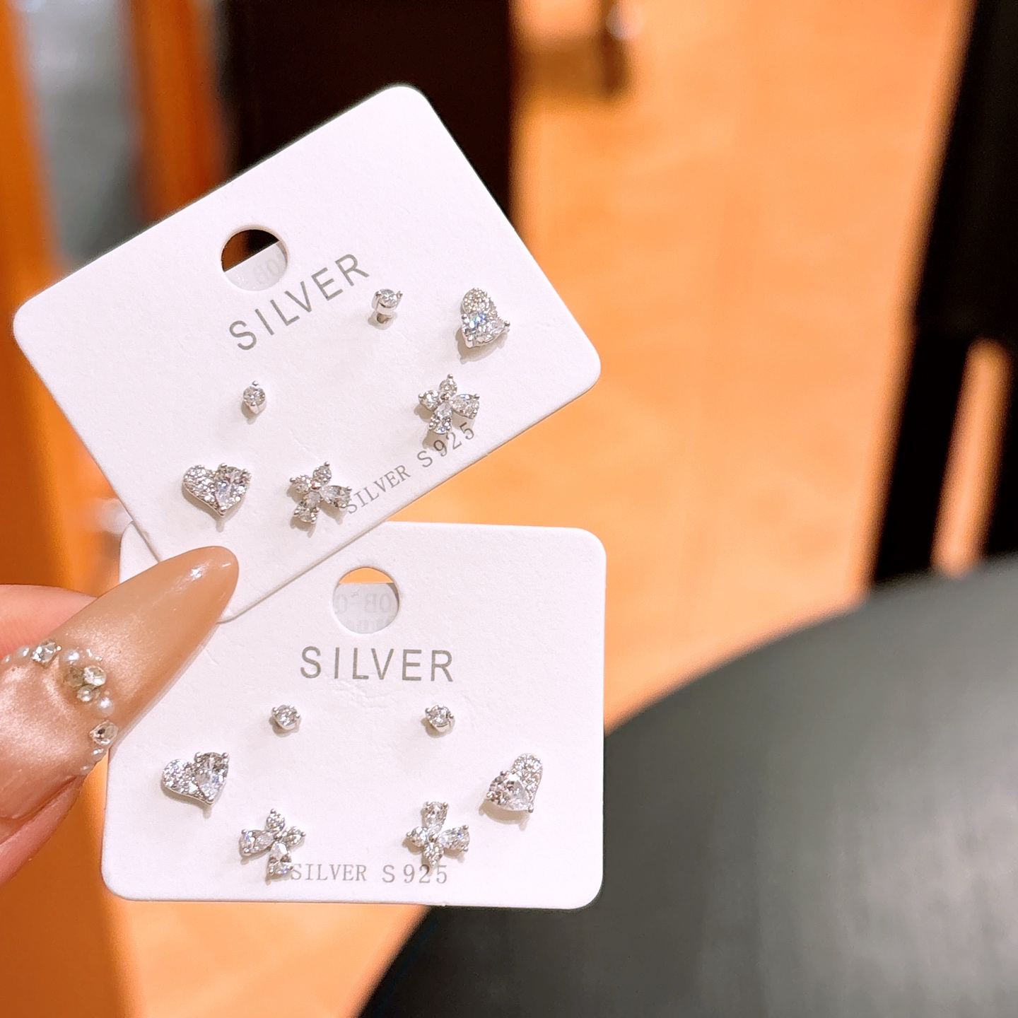 Hypoallergenic Silver Earrings Artistic Travel Gold