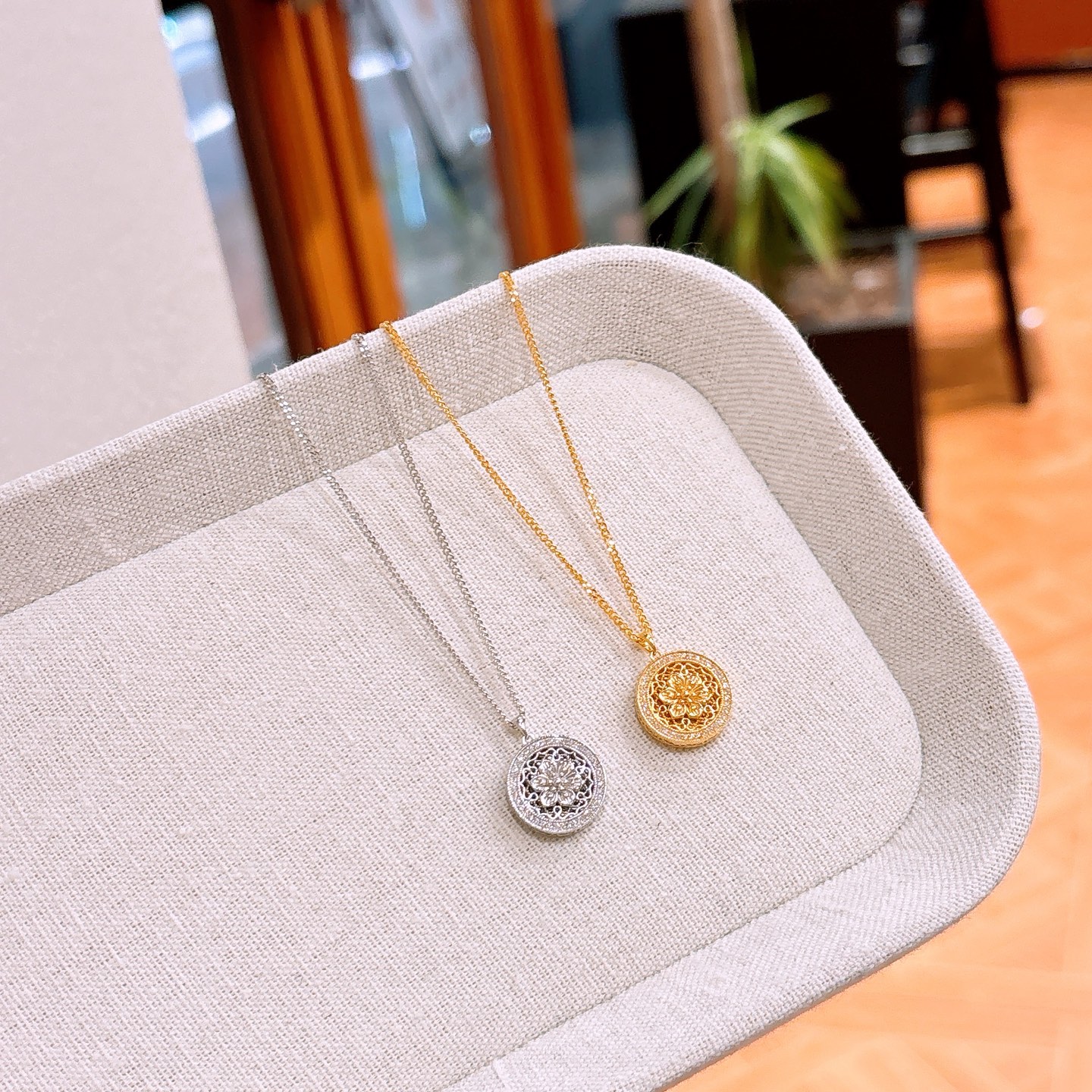 Hypoallergenic Silver Necklace Minimalist Everyday Wear Silver