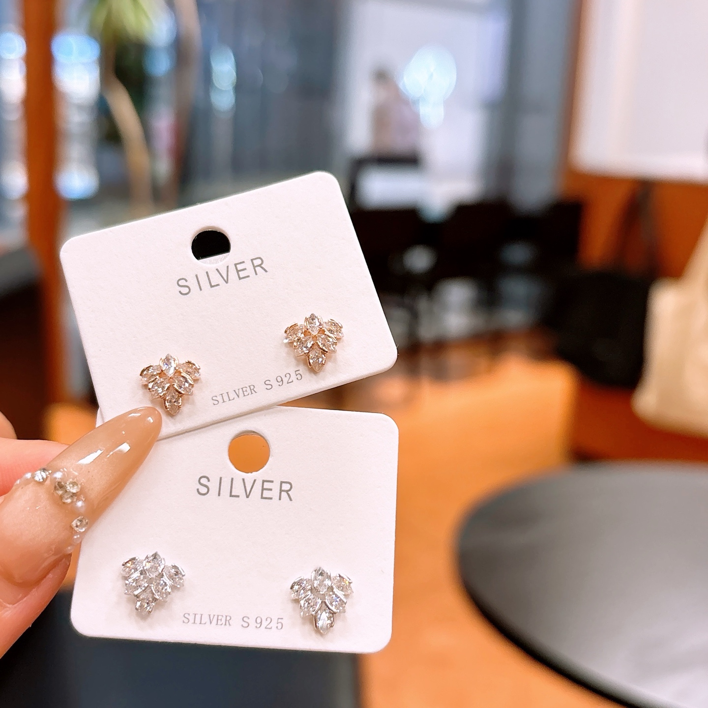 925 Silver Earrings Lively Wedding Registration Silver