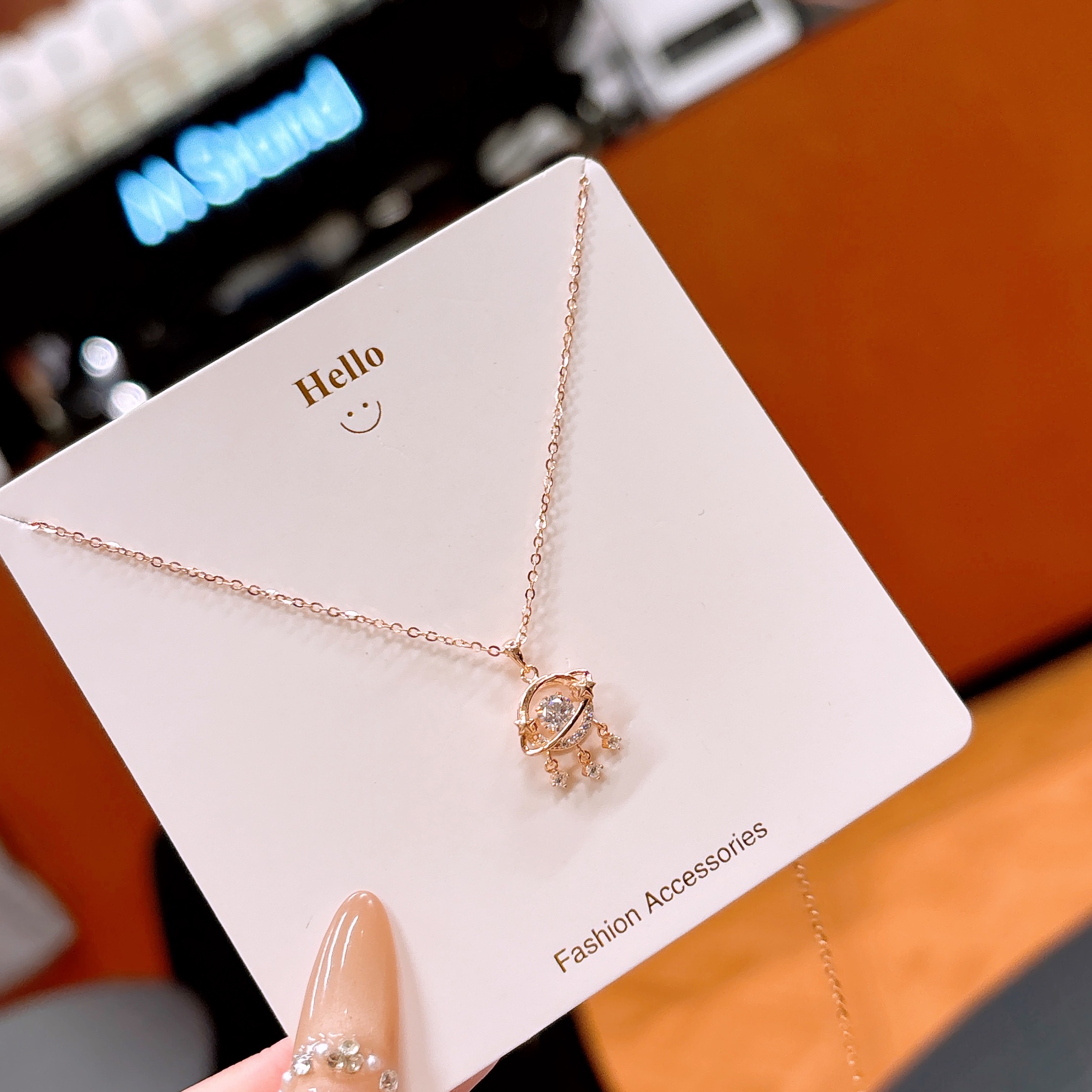 Massivsilber Kette Niedlich Hochzeit Gold