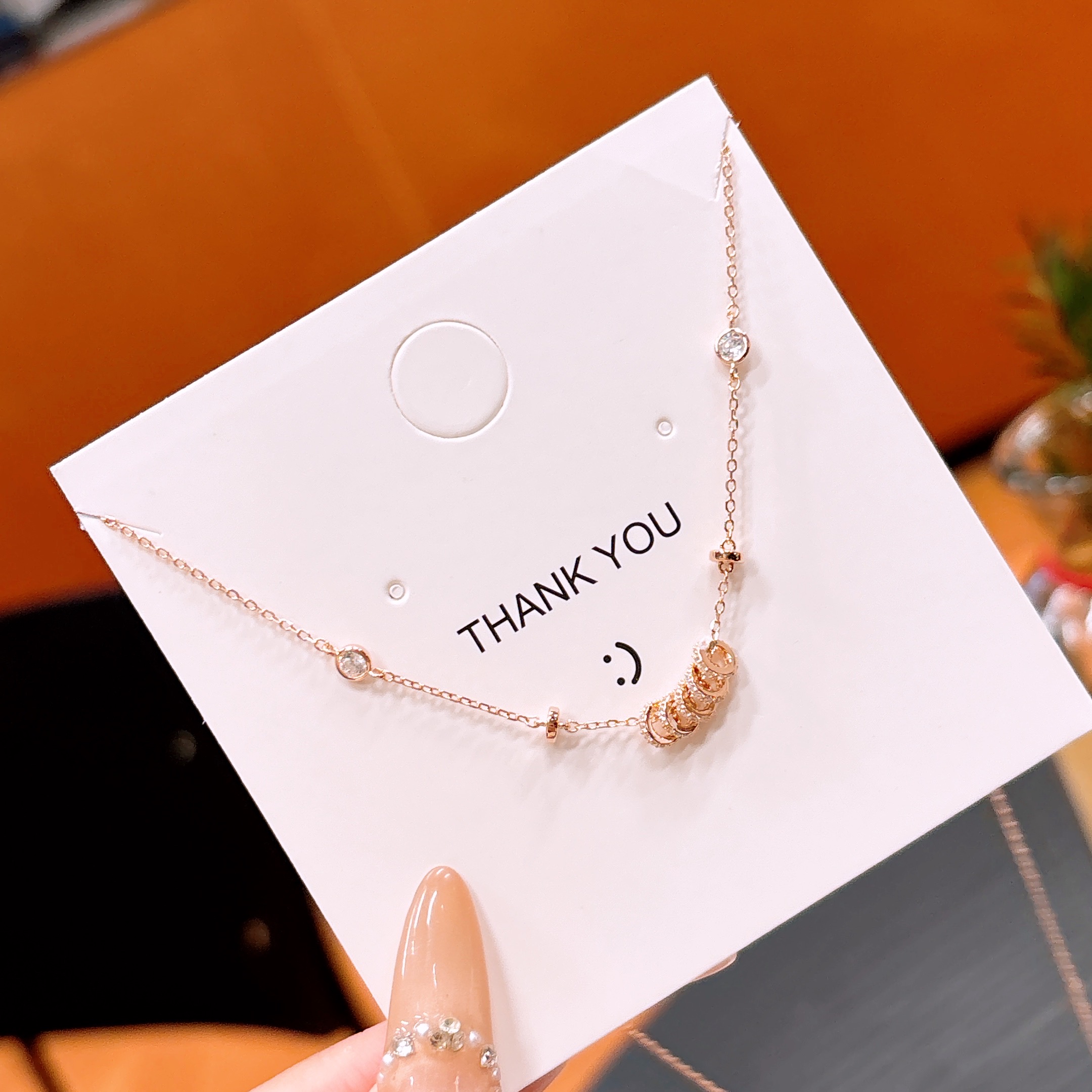 Hypoallergenic Silver Necklace Pure Christmas Gold