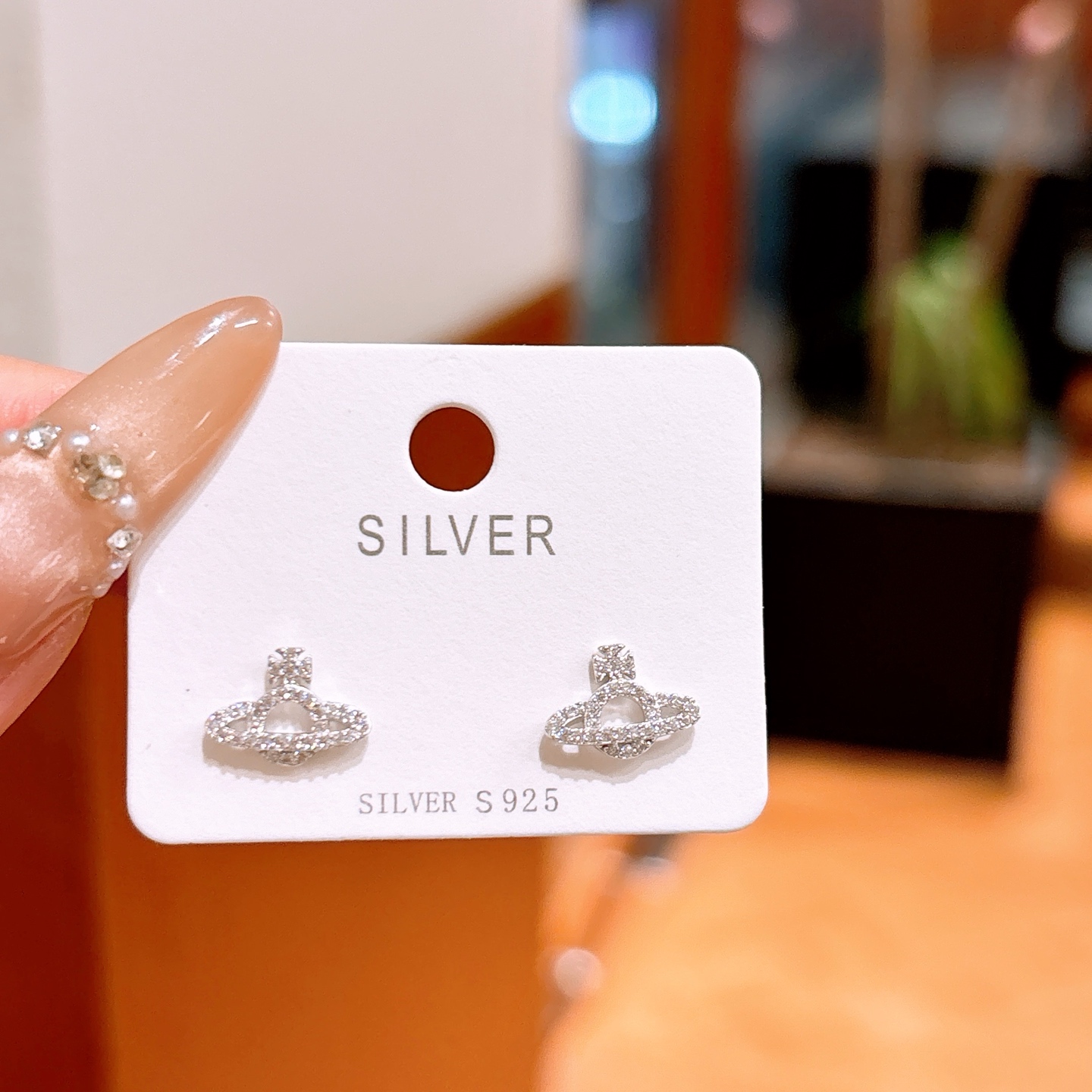 S925 Sterling Silver Earrings Vintage Workplace Gold