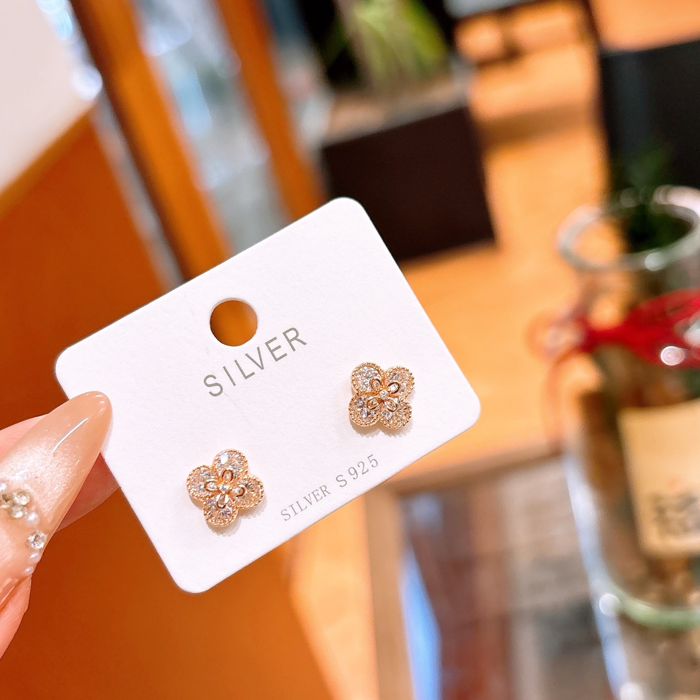 Low Allergy Silver Earrings Chic Birthday Gold