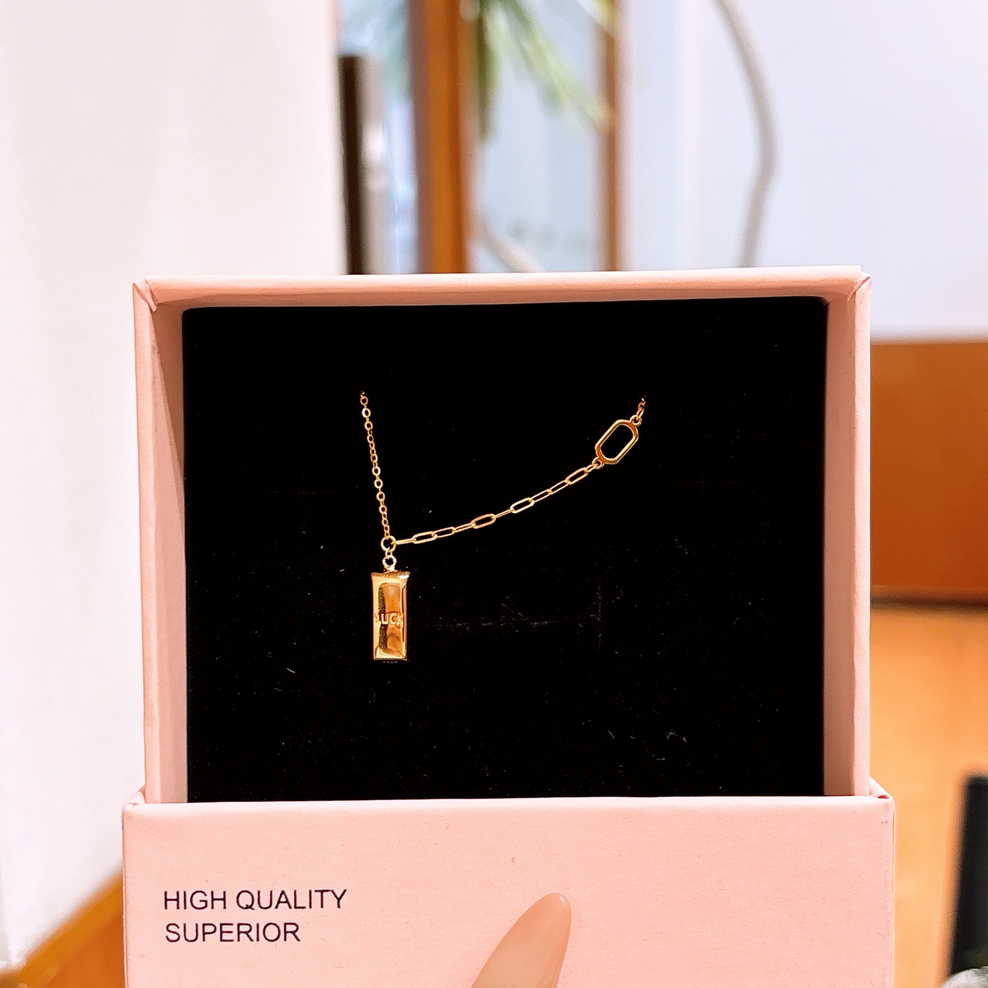 925 Silver Necklace Pure Spring Festival Gold