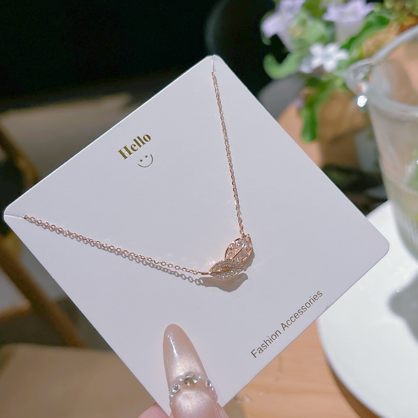 森ガールファインシルバーネックレスゴールド 母の誕生日