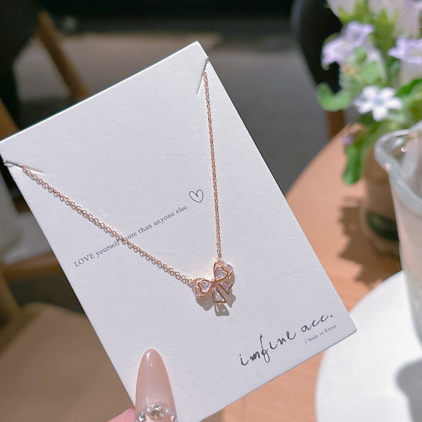 Solid Silver Necklace Ethereal Proposal Gold