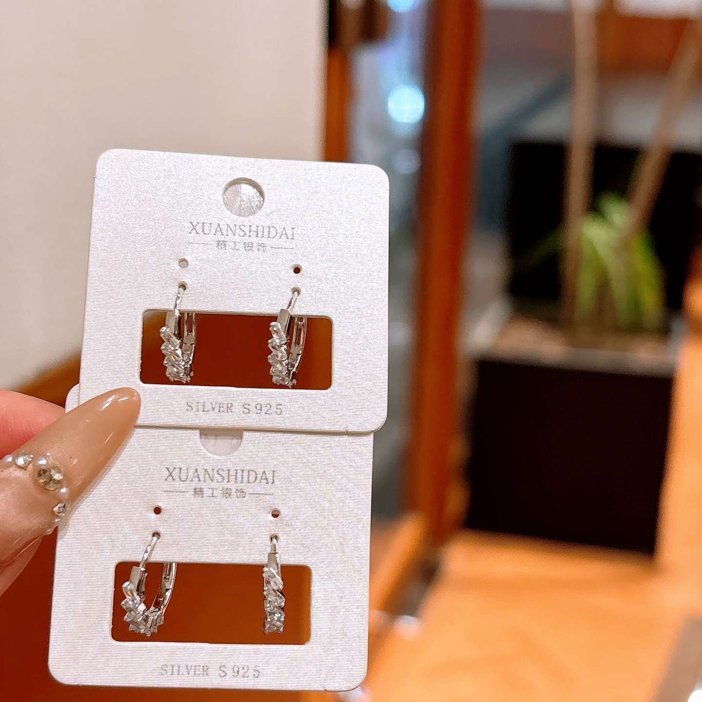 Solid Silver Ear Cuffs Delicate Annual Party Silver