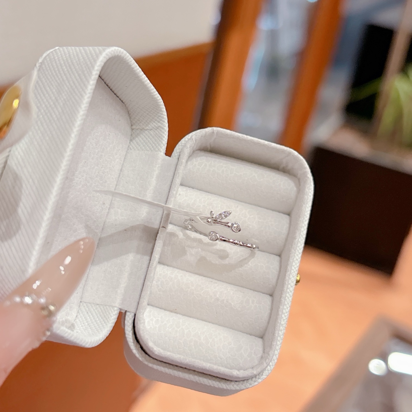 アーティスティック925シルバーリングゴールド クリスマス