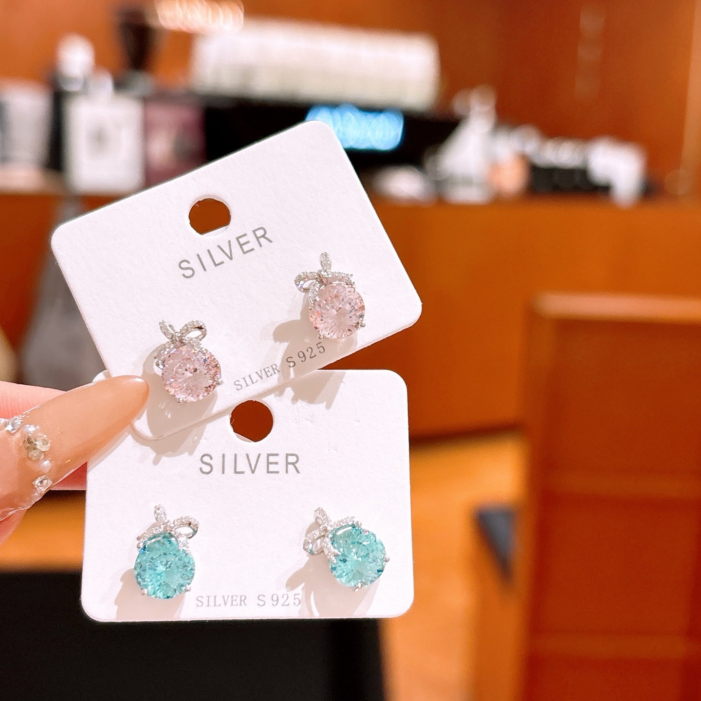 High Polish Silver Earrings Soft Housewarming Silver