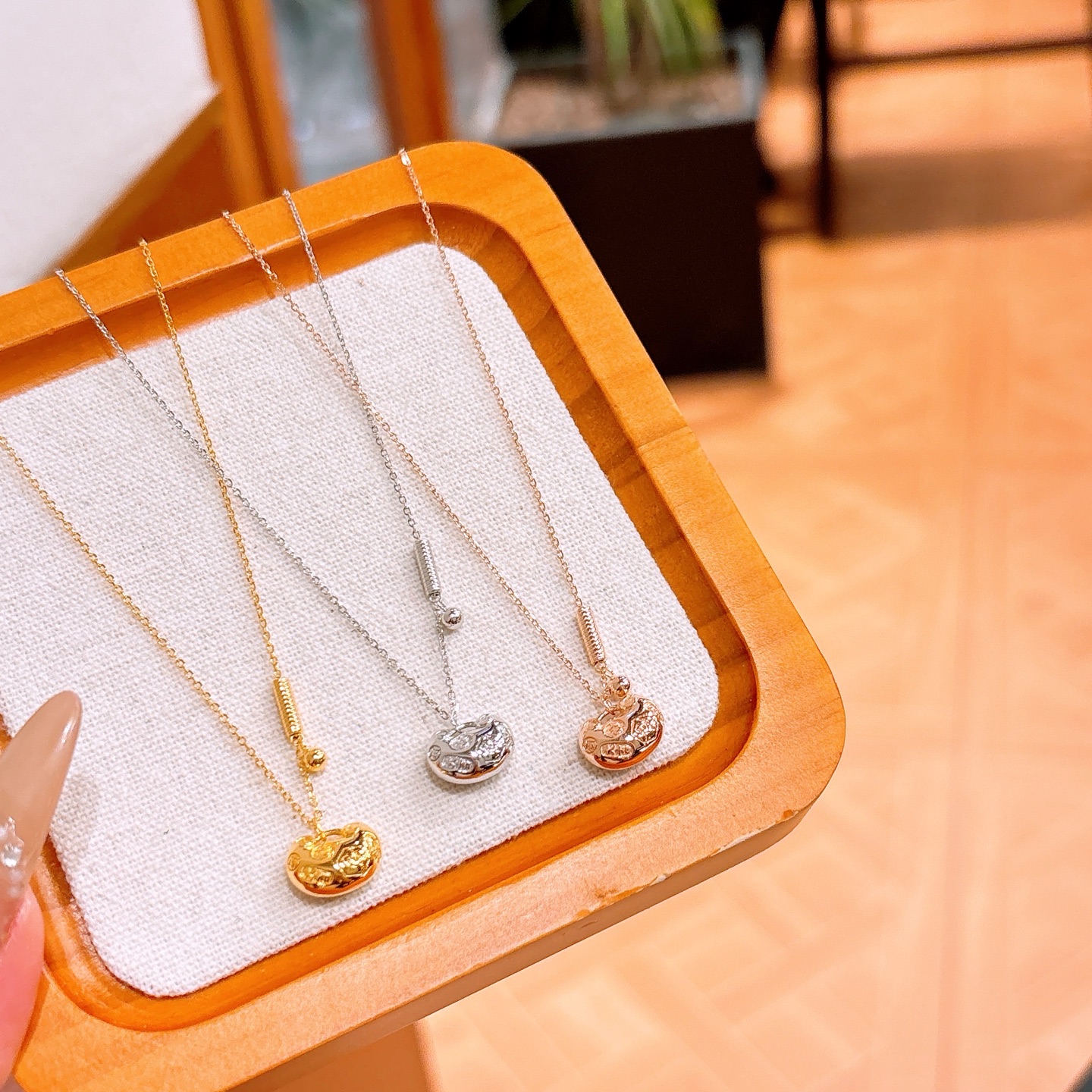 Nickel Free Silver Necklace Romantic Bestie Gift Silver