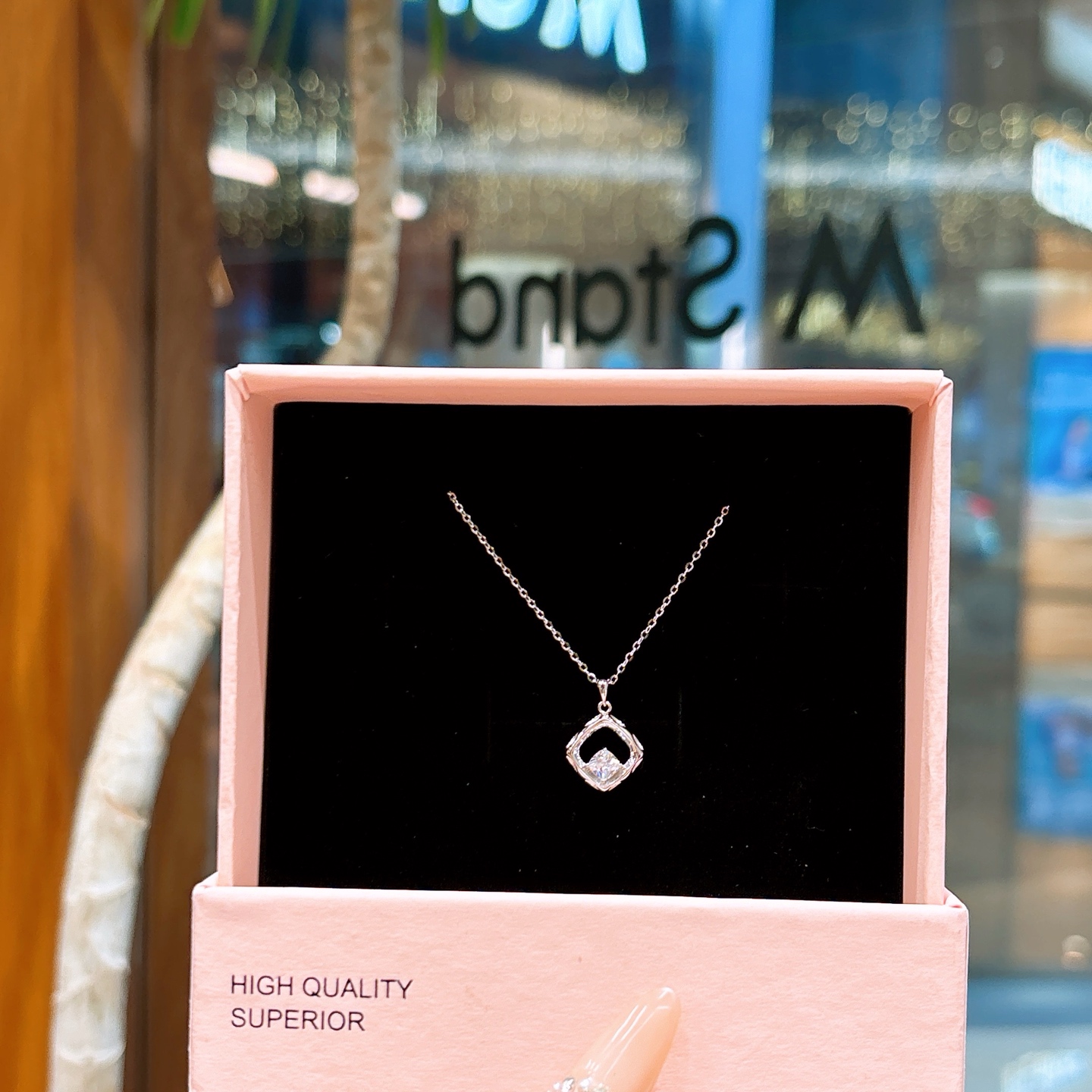 S925 Sterling Silver Necklace Pure Graduation Gold