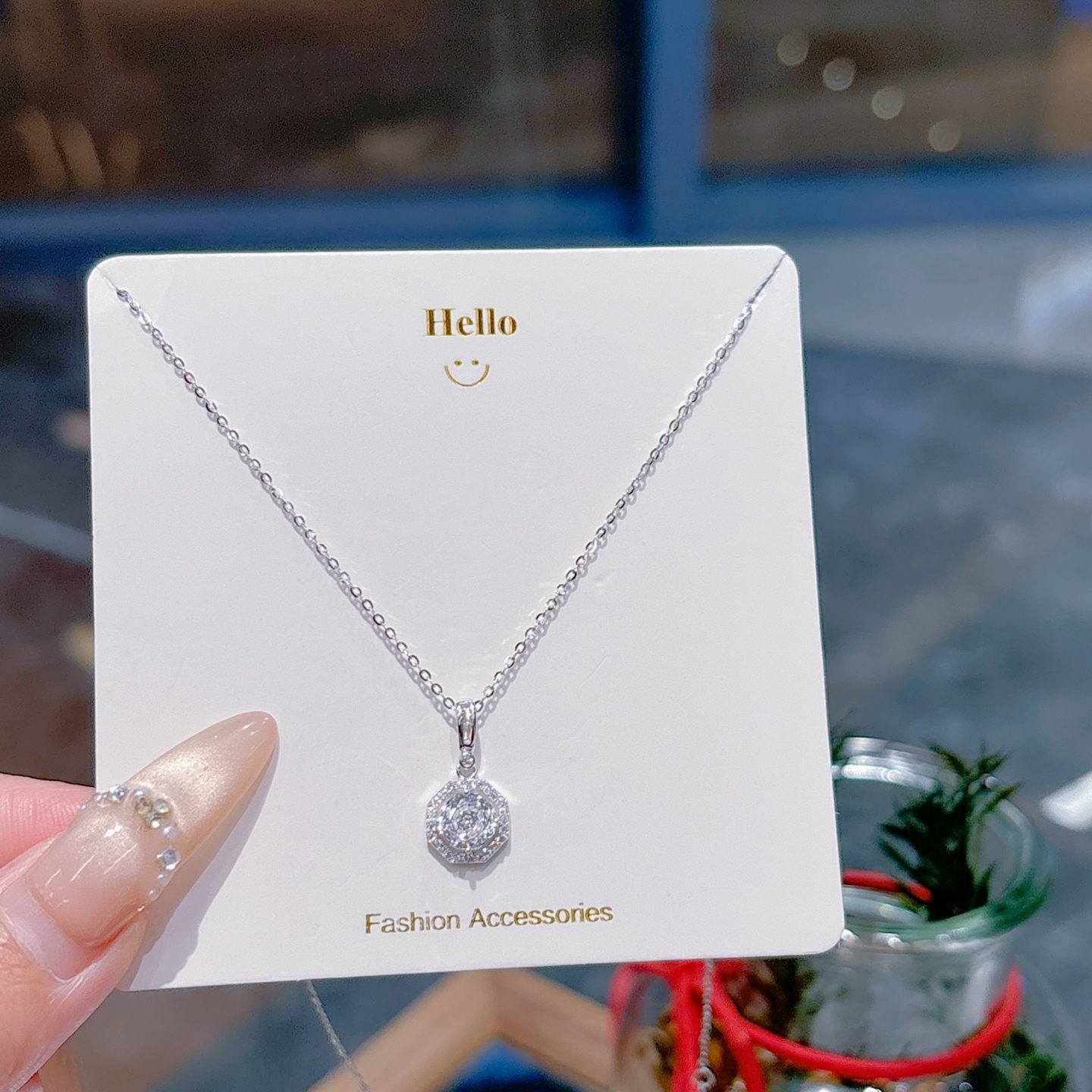 925 Silver Necklace Playful Housewarming Gold