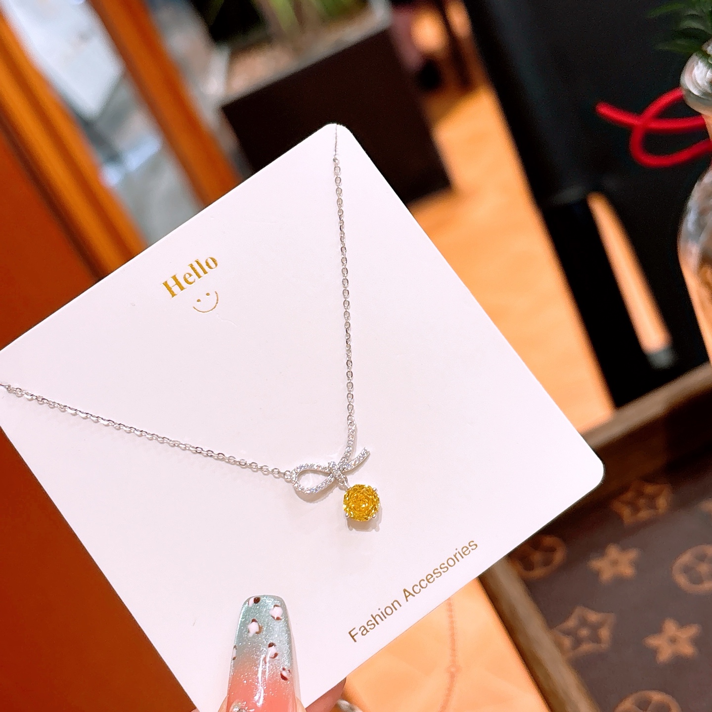 High Polish Silver Necklace Minimalist Annual Party Gold