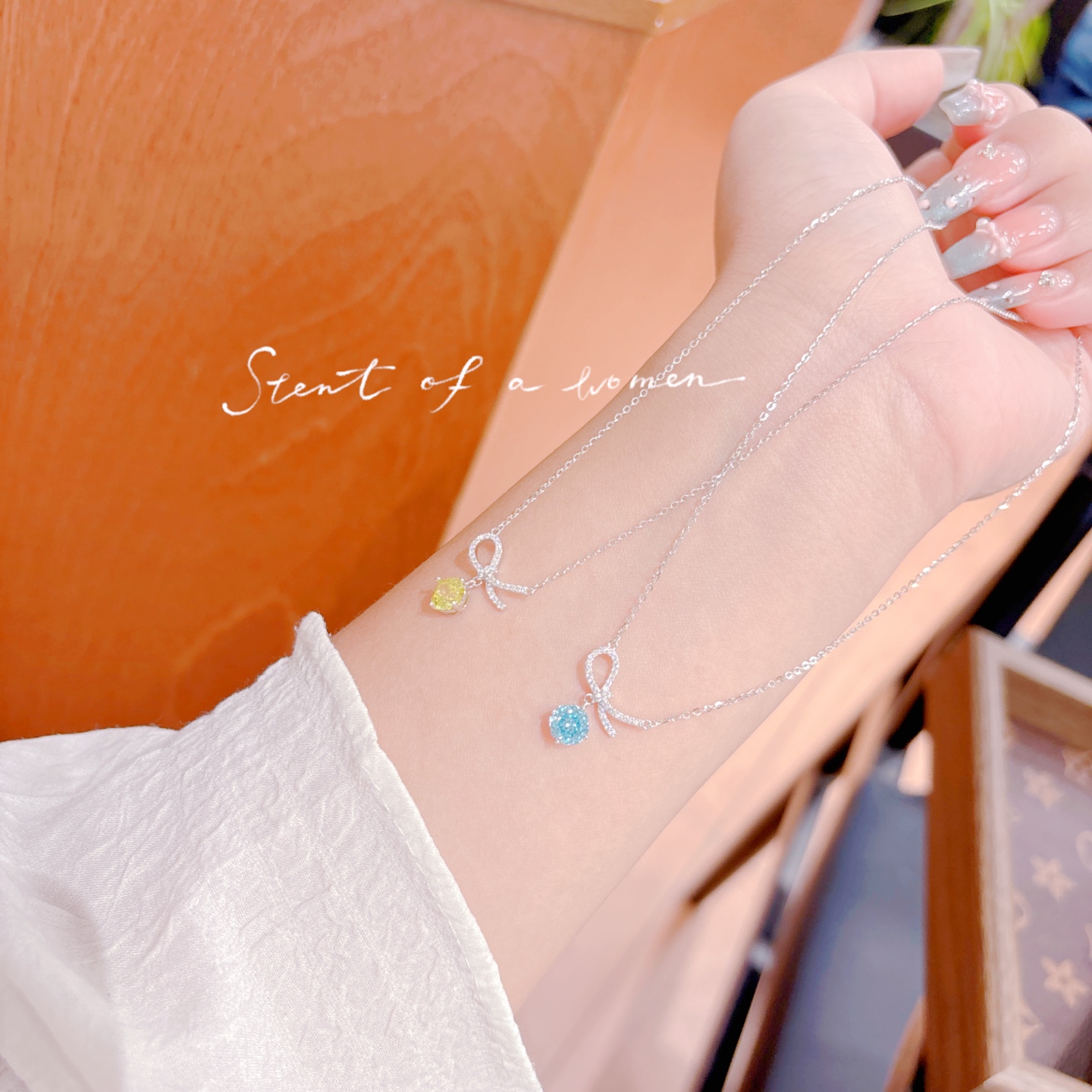 Nickel Free Silver Necklace Playful Teacher's Day Gold