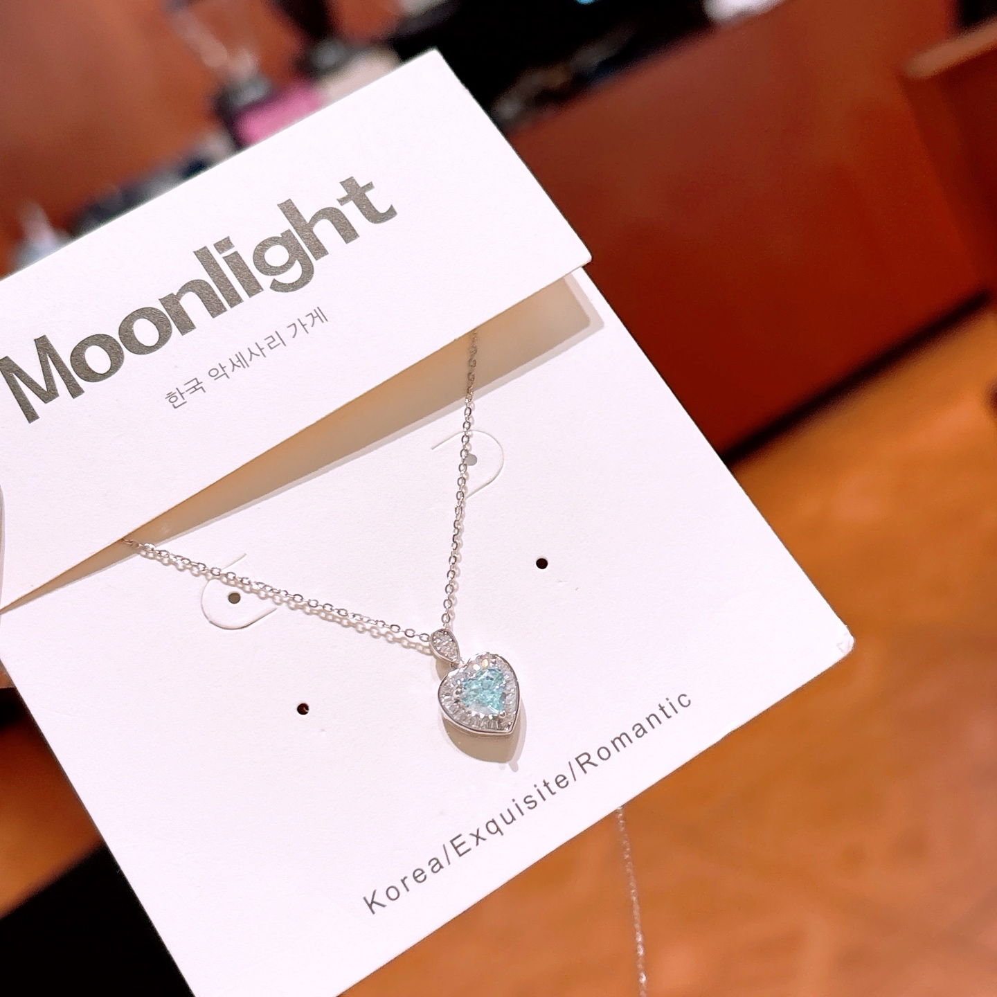 925 Silver High Carbon Diamond Necklace Light Luxury Proposal Silver