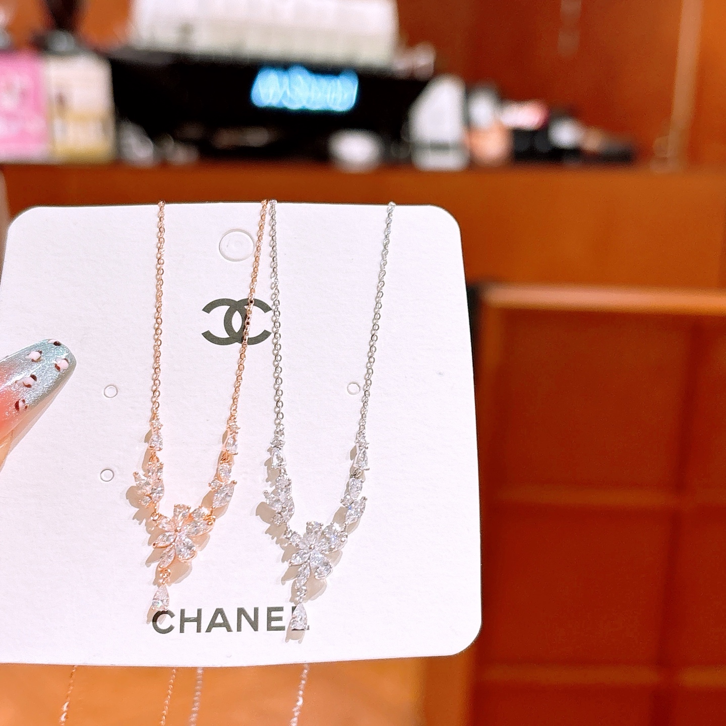 Hypoallergenic Silver Necklace Korean Style Party Gold