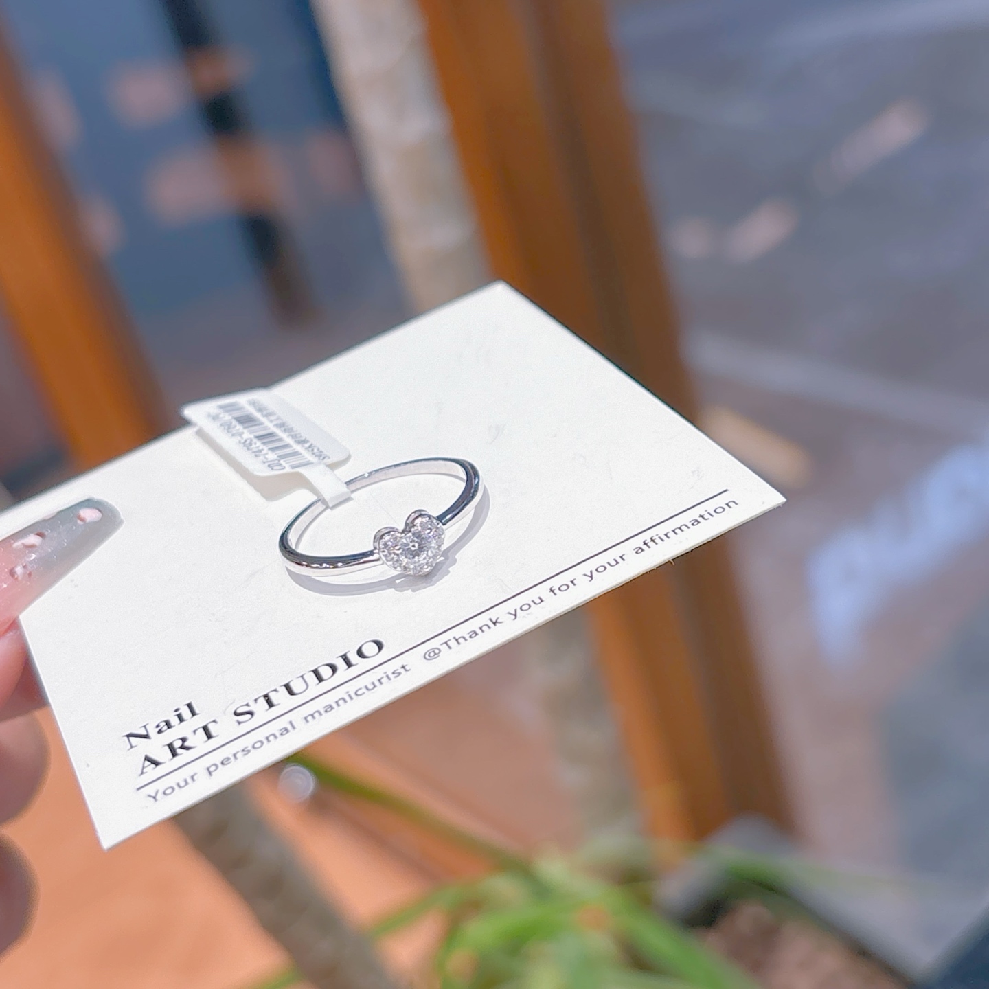 Fine Silver Ring Light Luxury Date Night Silver