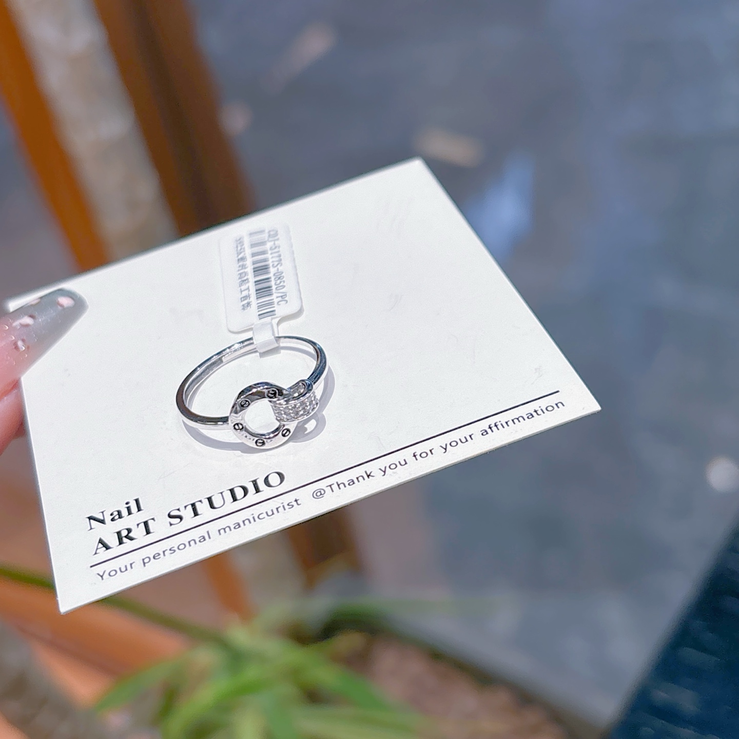 High Polish Silver Ring Dainty New Year Silver