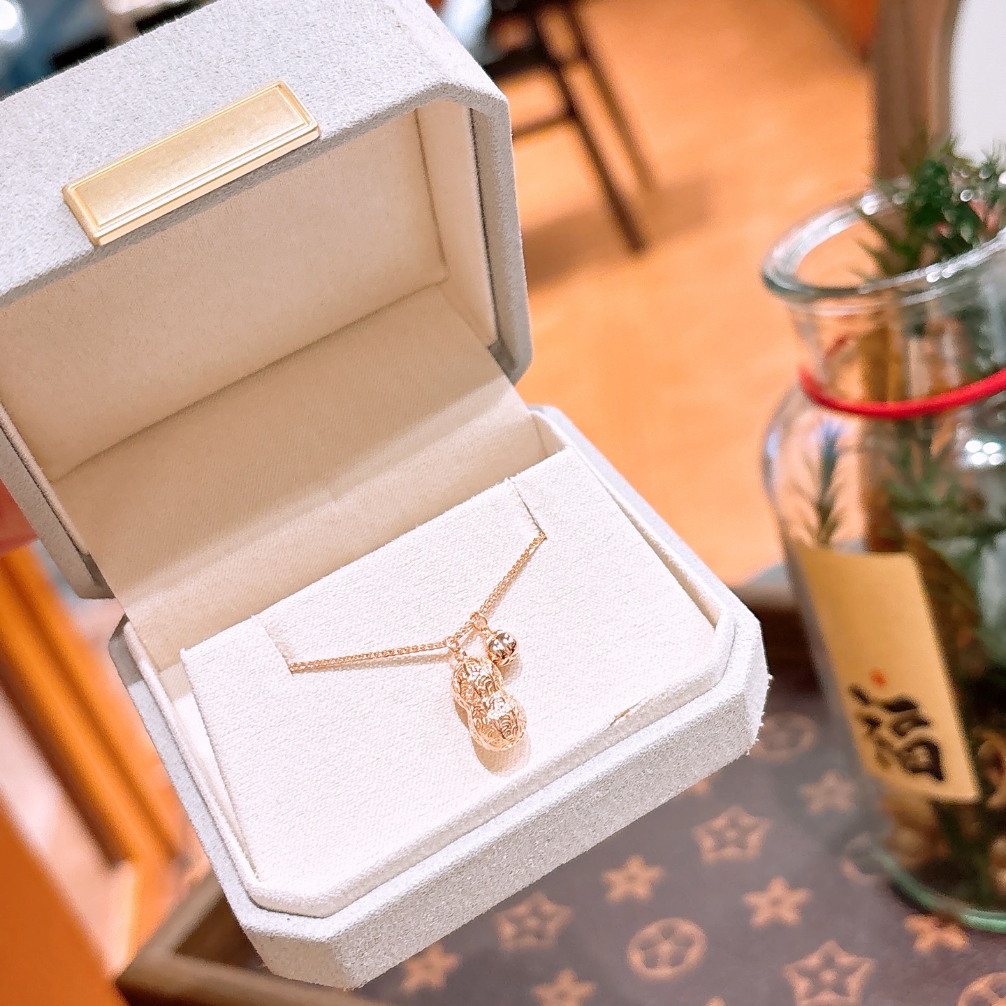 可愛いニッケル無添加銀ネックレスシルバー 先生の日