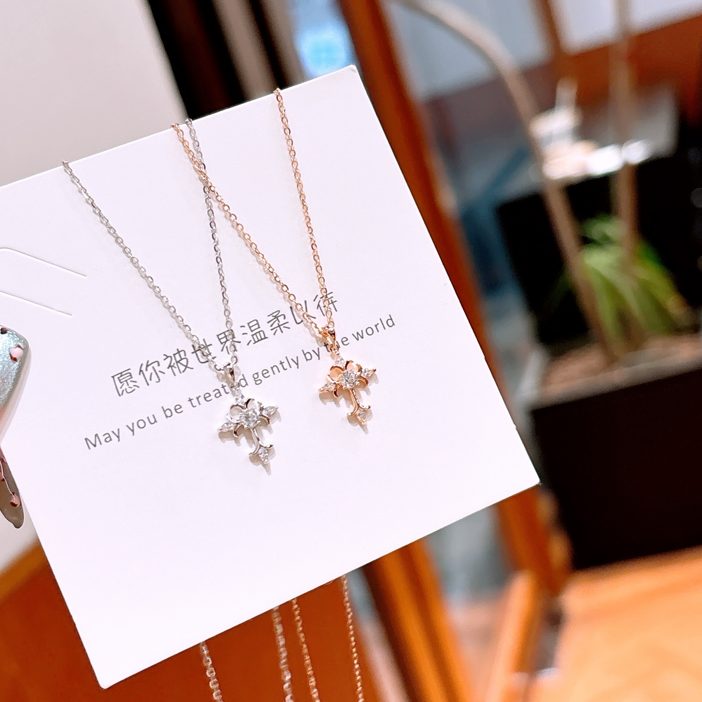 精巧低アレルギー銀ネックレスシルバー 婚約