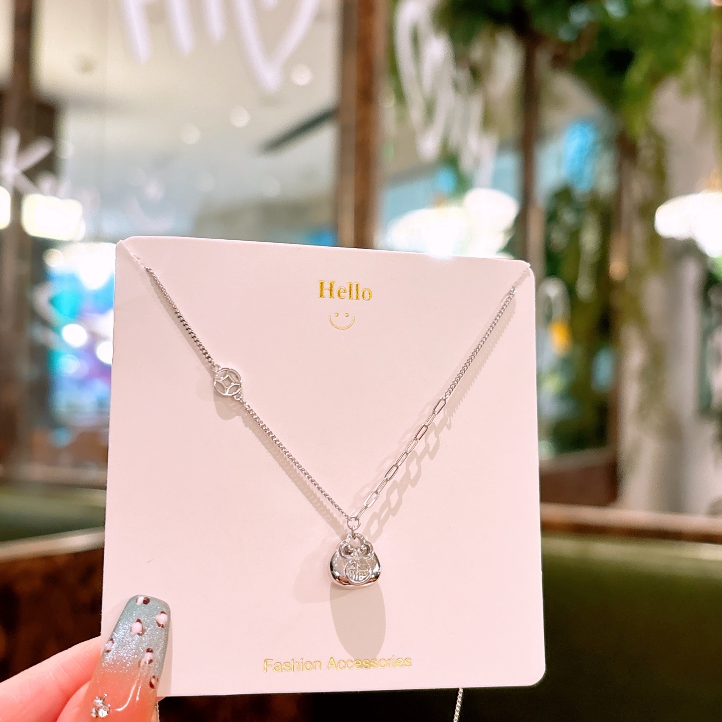 S925 Sterling Silver Necklace Chic Wedding Silver