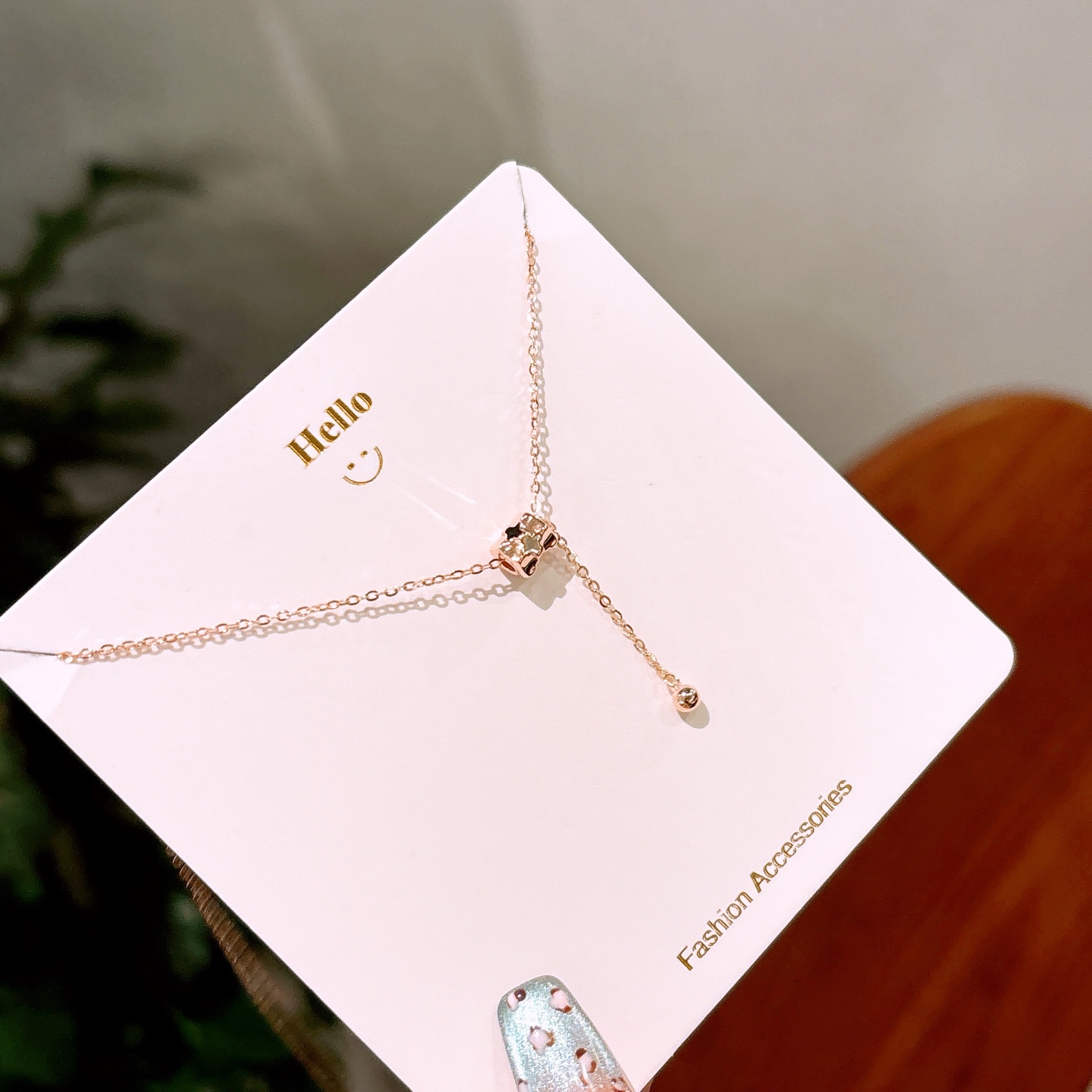 High Polish Silver Necklace Romantic Bestie Gift Gold