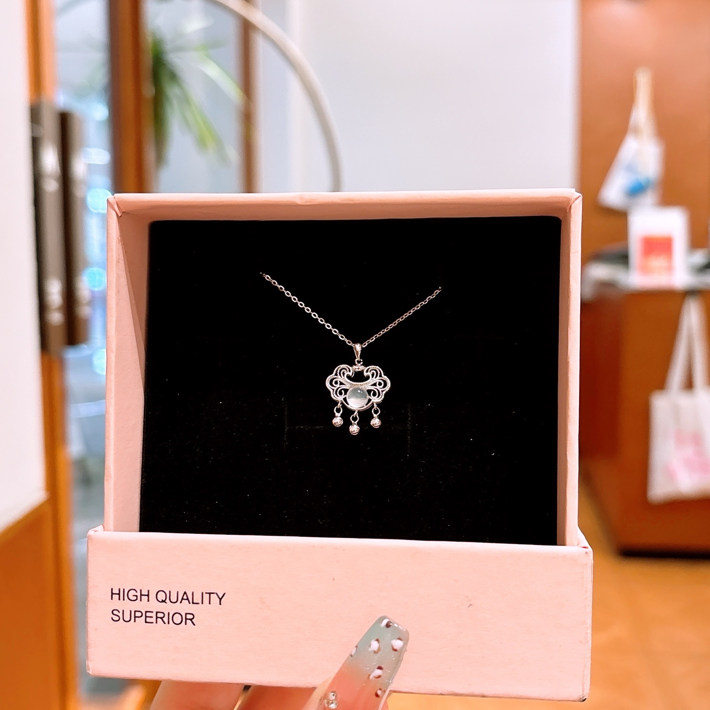 Nickel Free Silver Necklace Delicate Proposal Silver