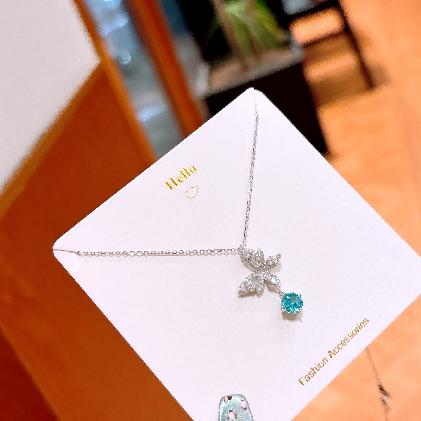 Solid Silver High Carbon Diamond Necklace Precision New Year Gold