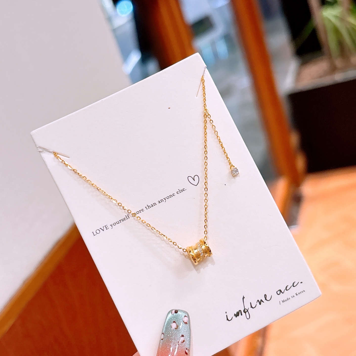 Allergiearmes Silber Kette Weich Abschluss Gold