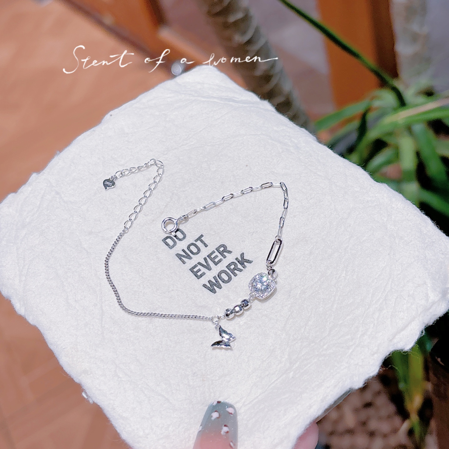 エレガント純銀ブレスレットシルバー 自分へのご褒美