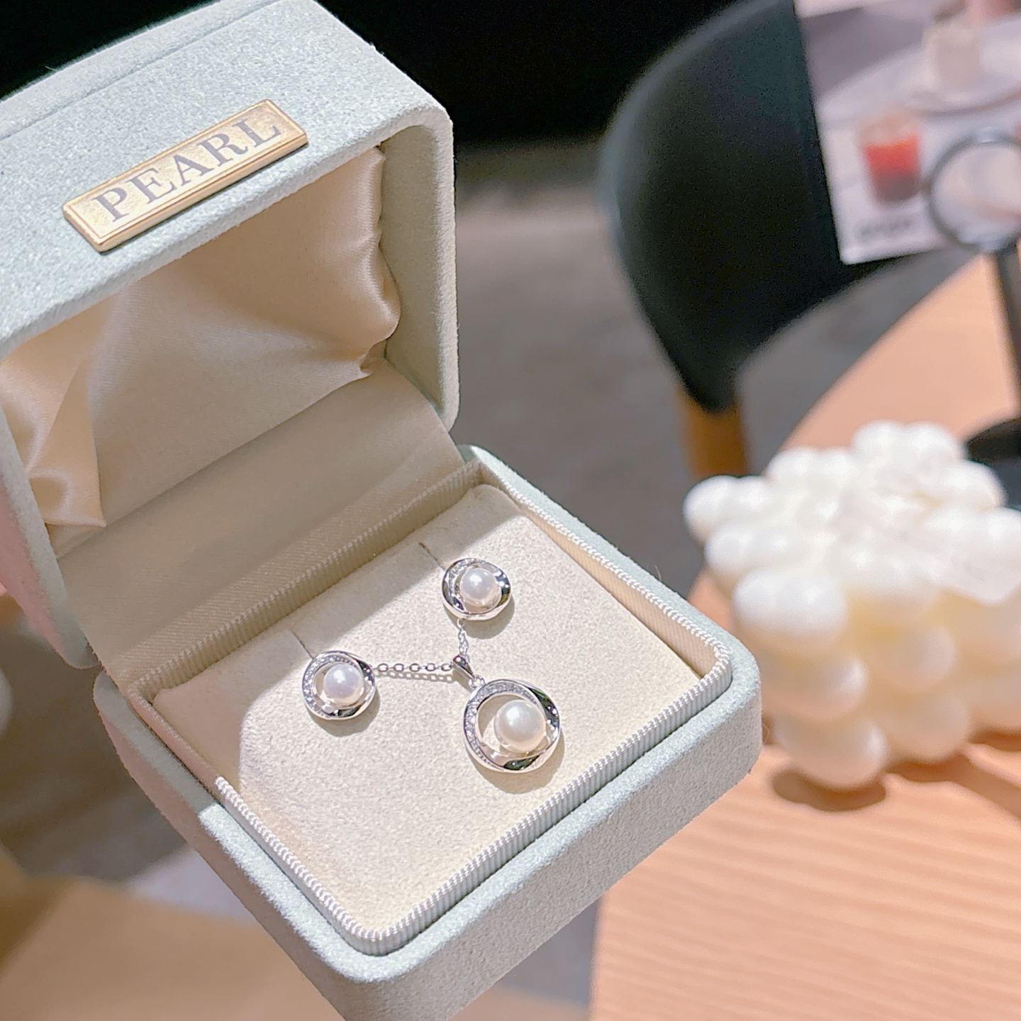 925 Silver Earrings & Necklace Set Unique Wedding Registration Gold