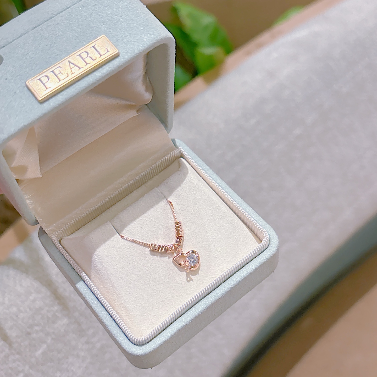 ミニマリストニッケル無添加銀ネックレスシルバー バレンタインデー