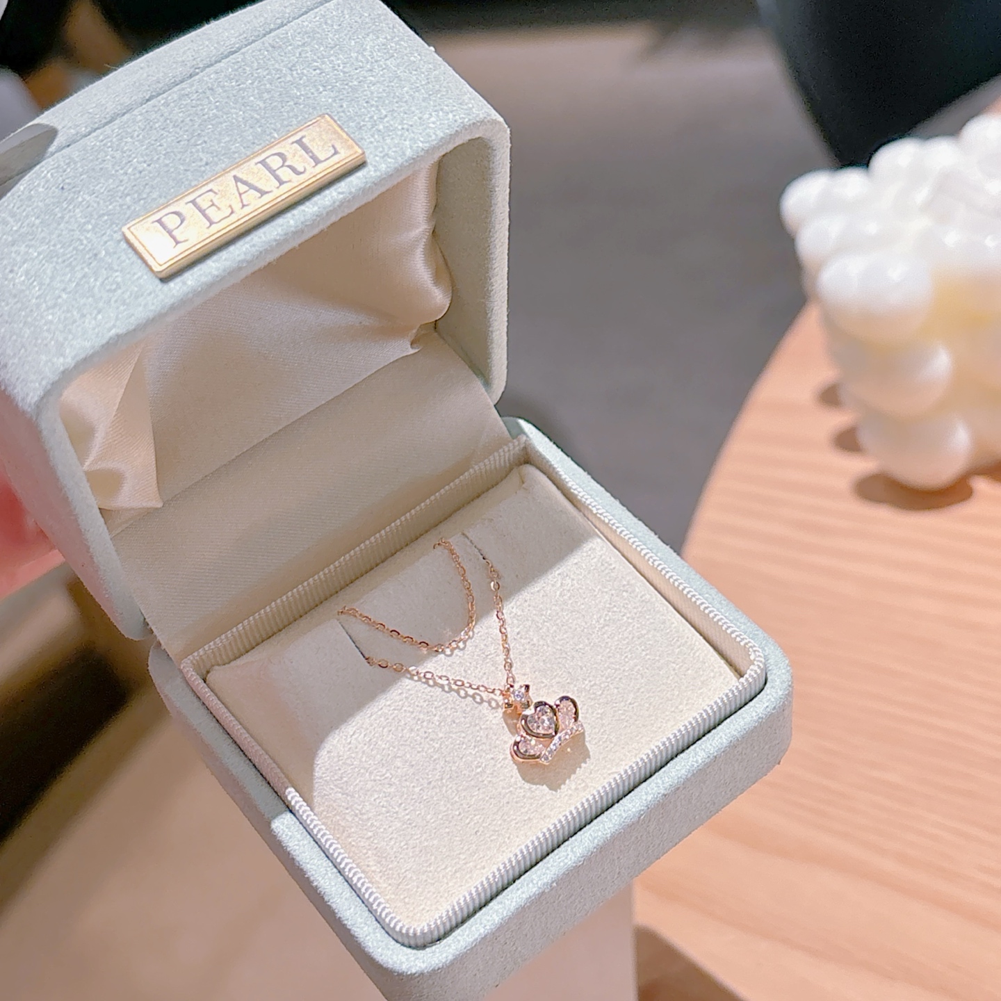 韓国風純銀ネックレスゴールド 年次パーティー