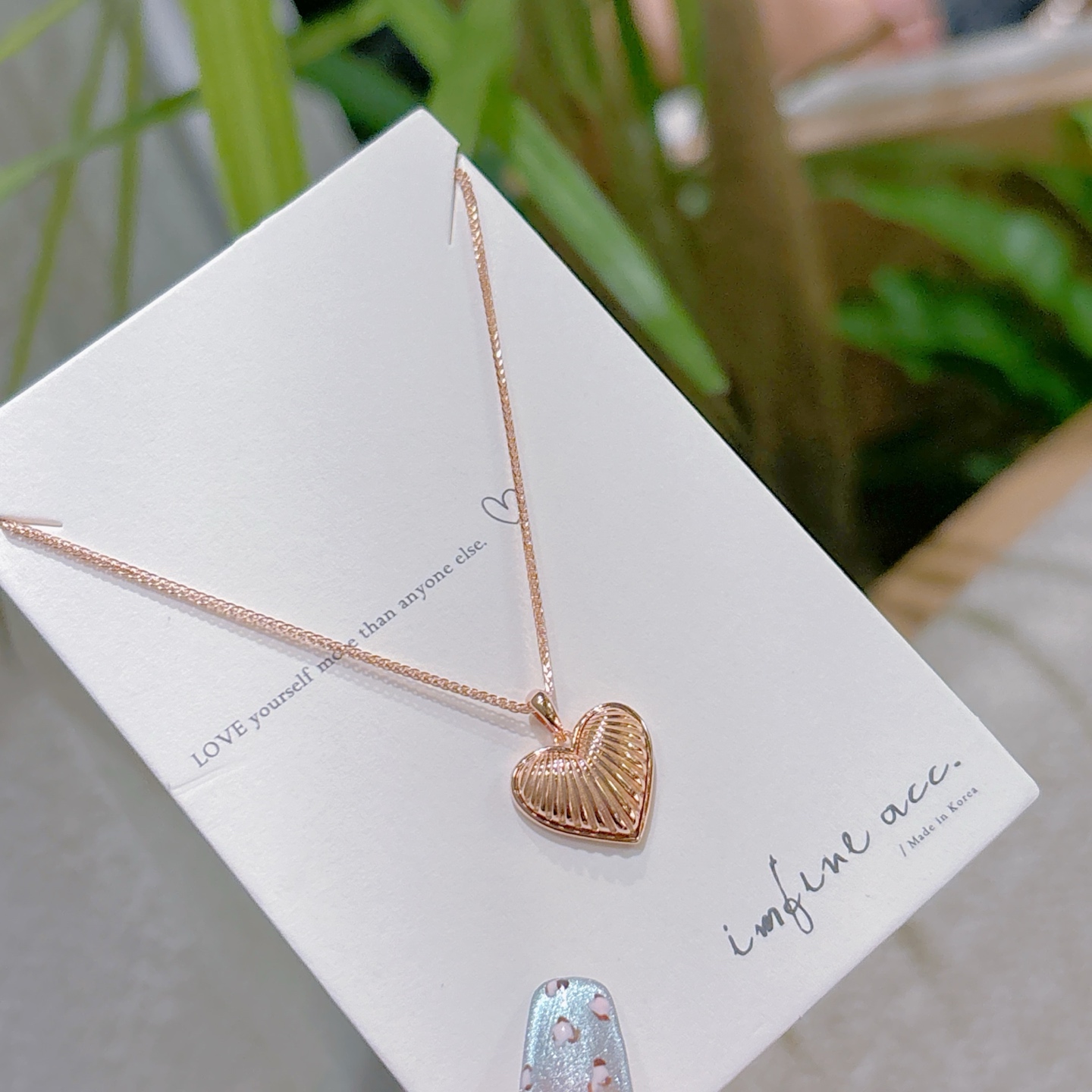 ファッションニッケル無添加銀ネックレスゴールド 母の誕生日