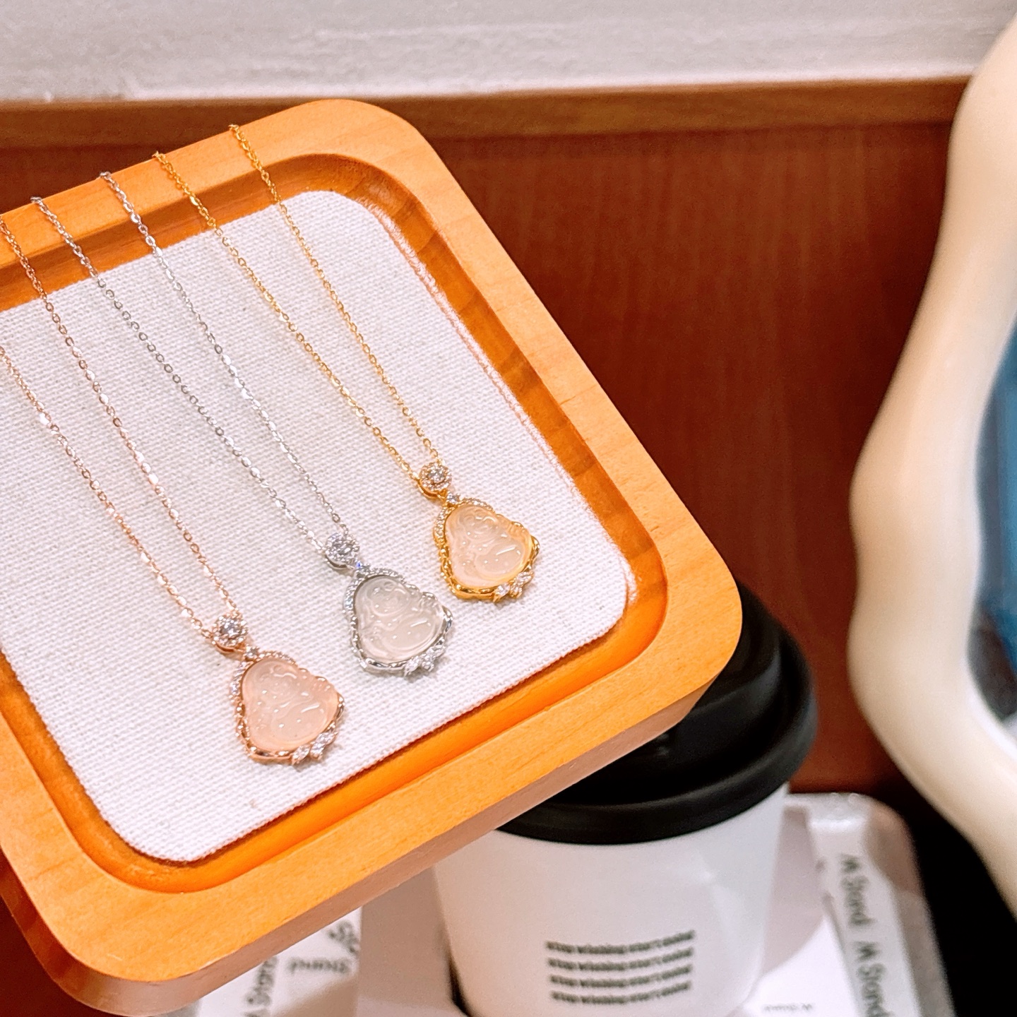 Low Allergy Silver Necklace Romantic Housewarming Gold