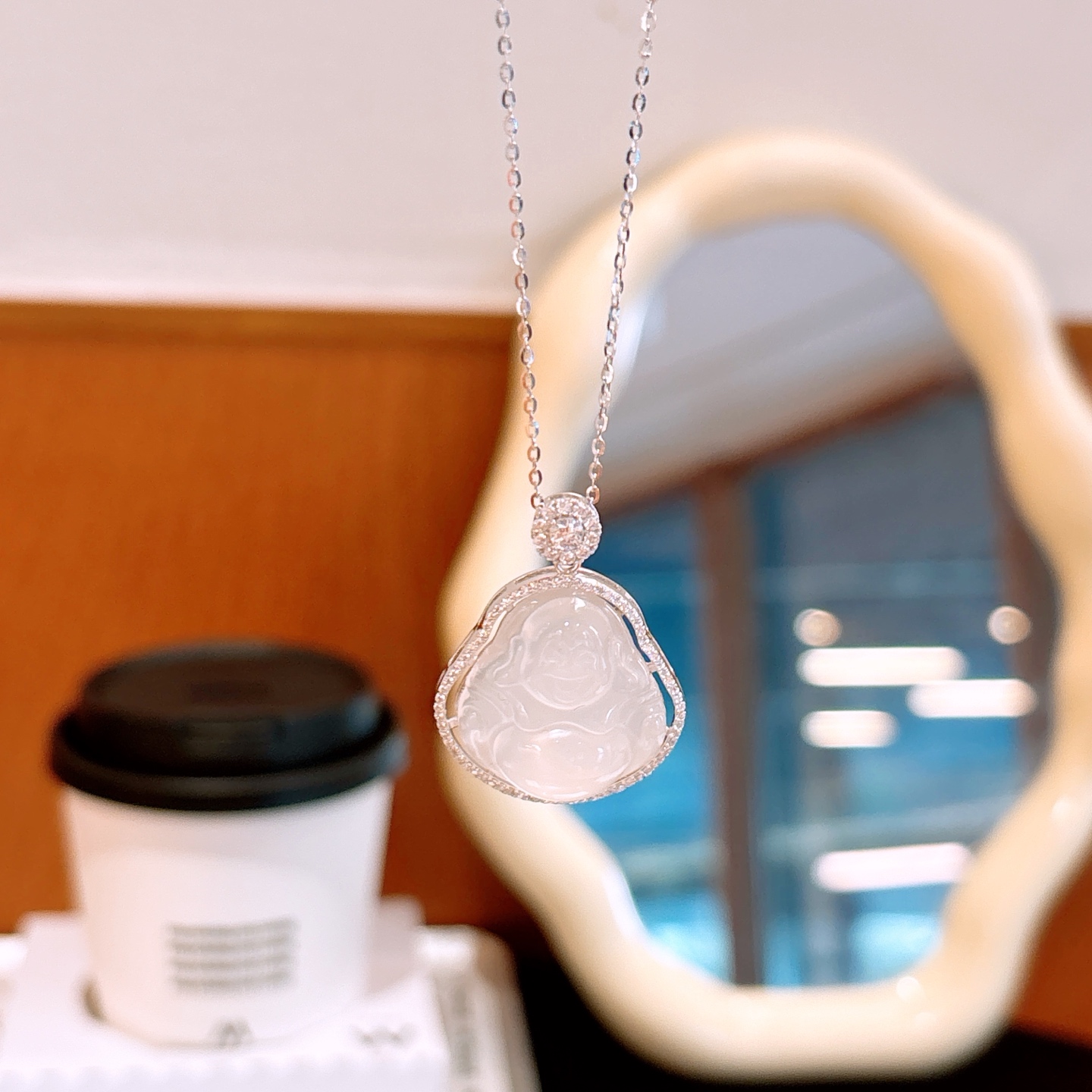 Fine Silver Necklace Sweet Spring Festival Silver