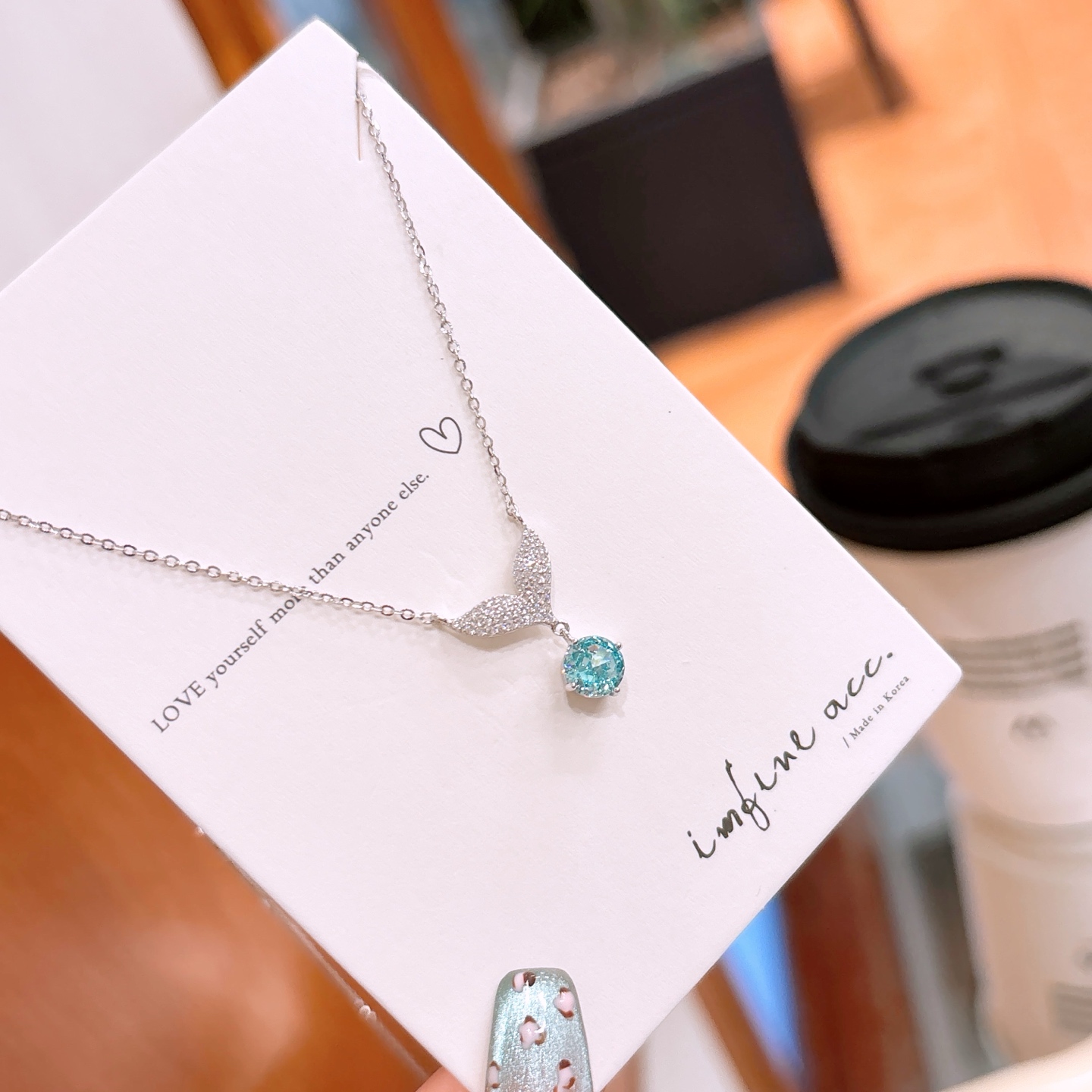 925 Silver High Carbon Diamond Necklace Korean Style Wedding Gold