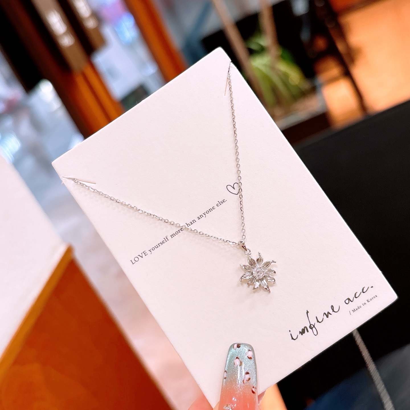 High Polish Silver Necklace Intellectual Party Silver