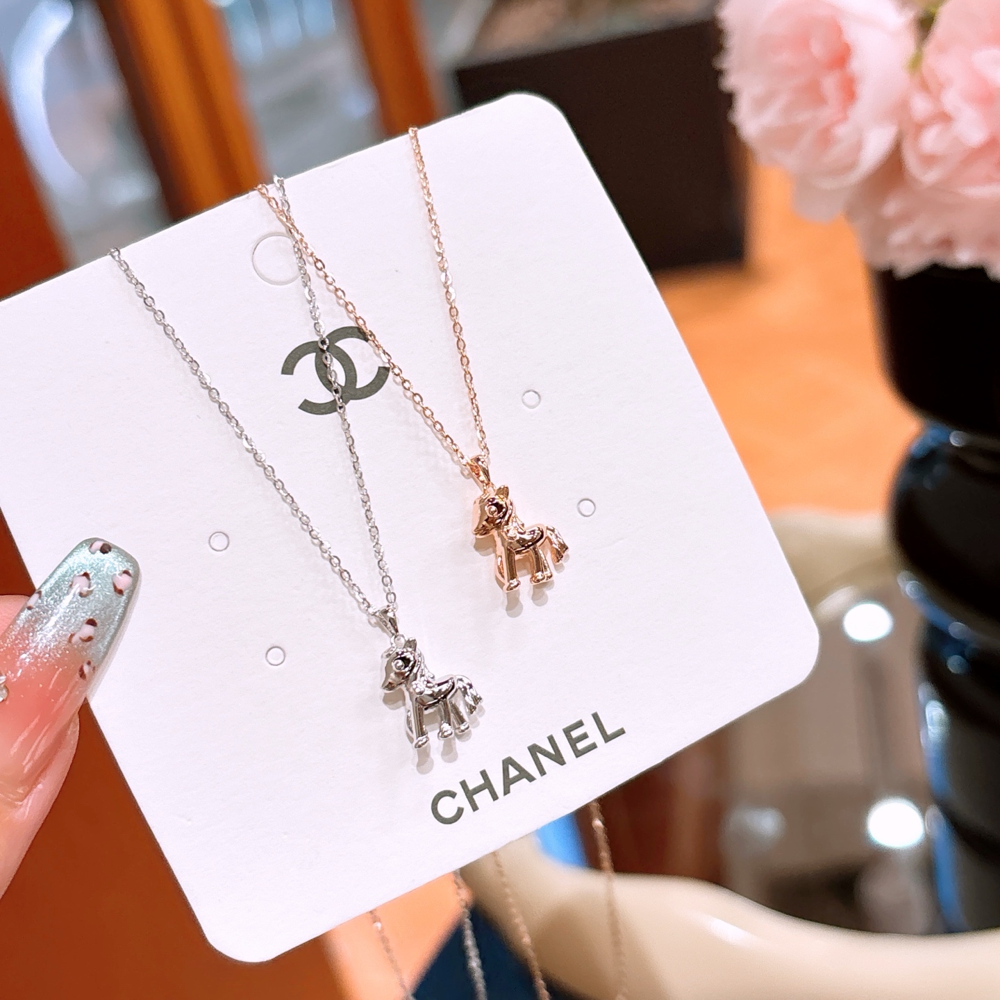 Solid Silver Necklace Dainty Bestie Gift Gold