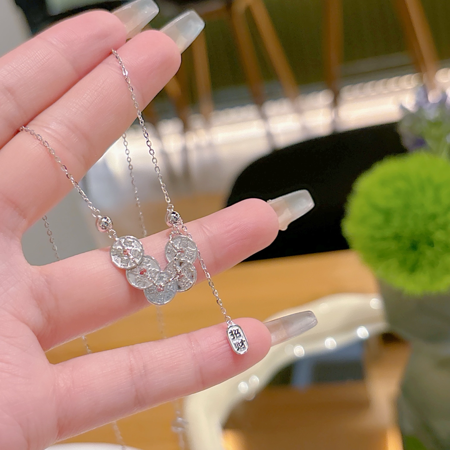 Nickel Free Silver Necklace Elegant Banquet Silver